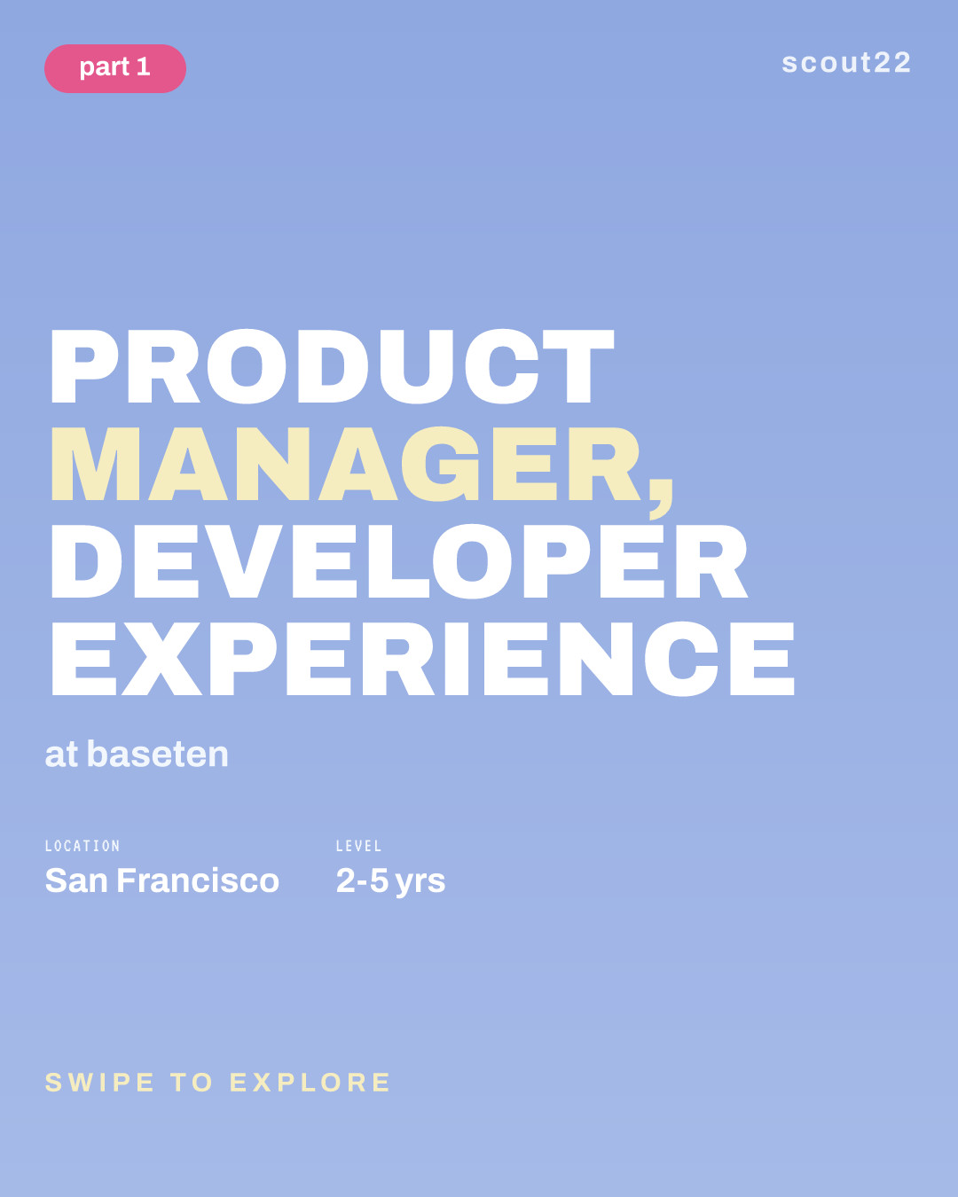 Product Manager, Developer Experience at baseten