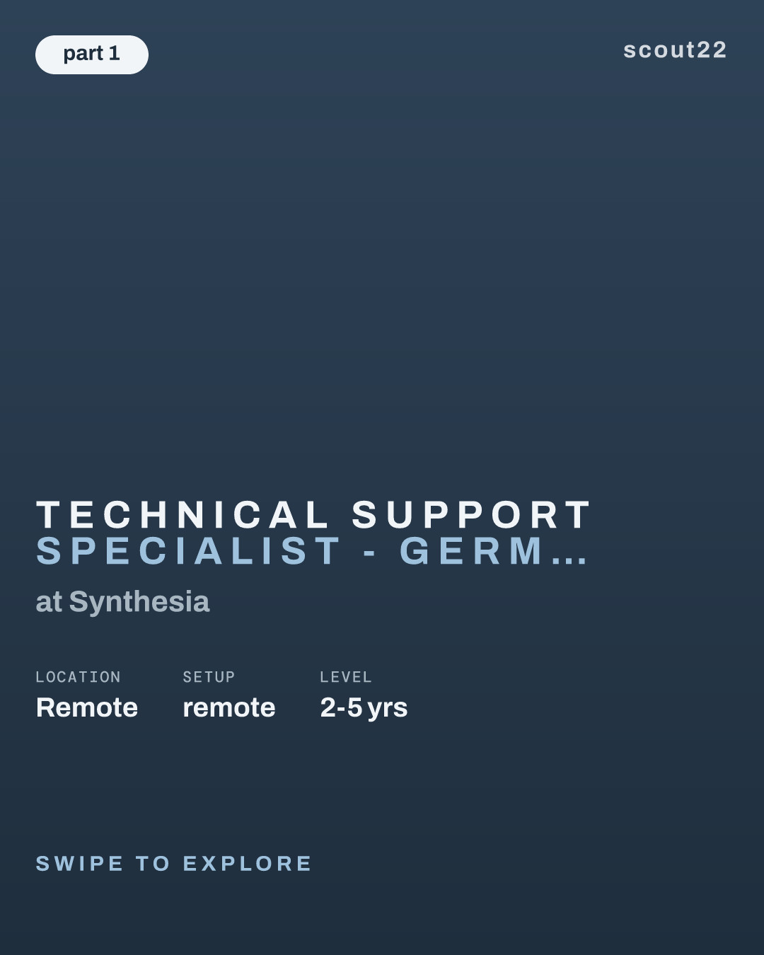 Technical Support Specialist - German Speaking UK Remote at Synthesia
