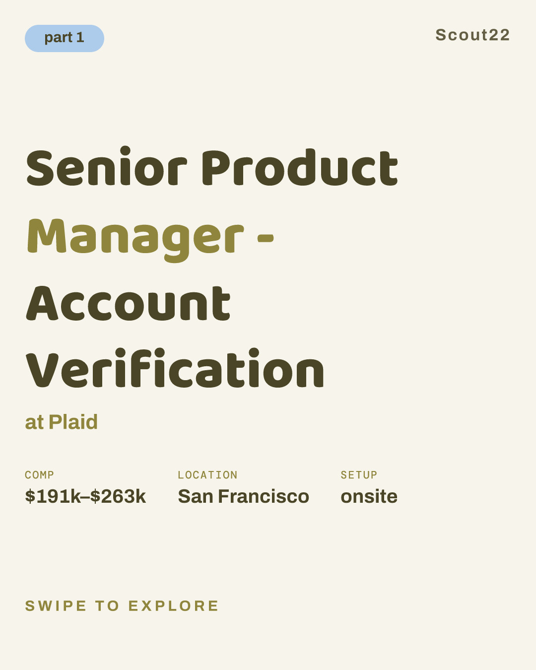 Senior Product Manager - Account Verification at Plaid