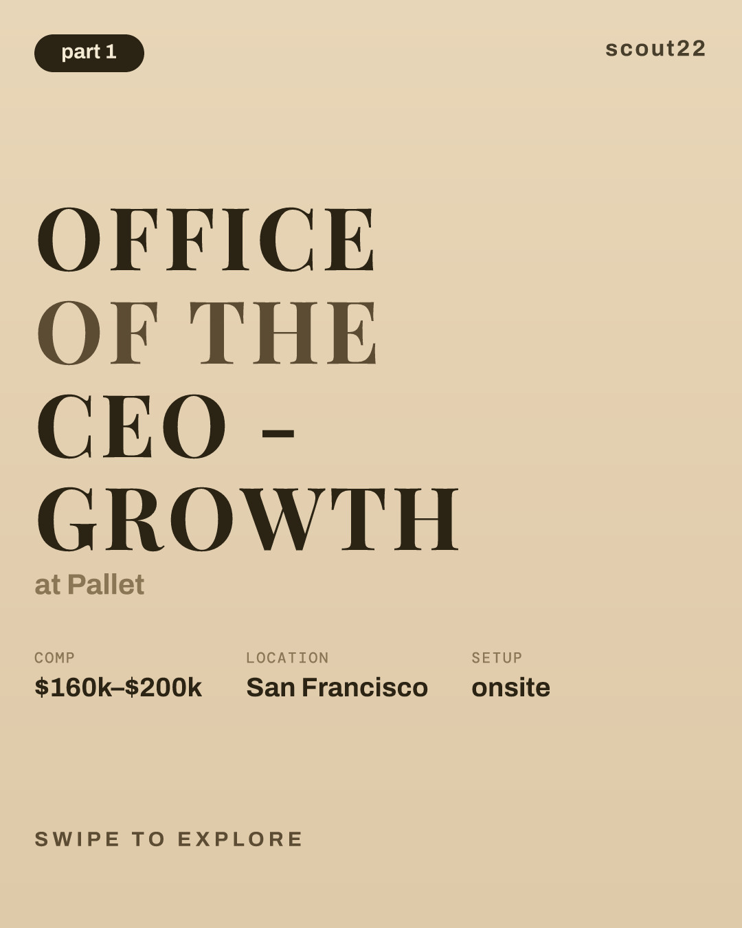 Office of the CEO - Growth at Pallet