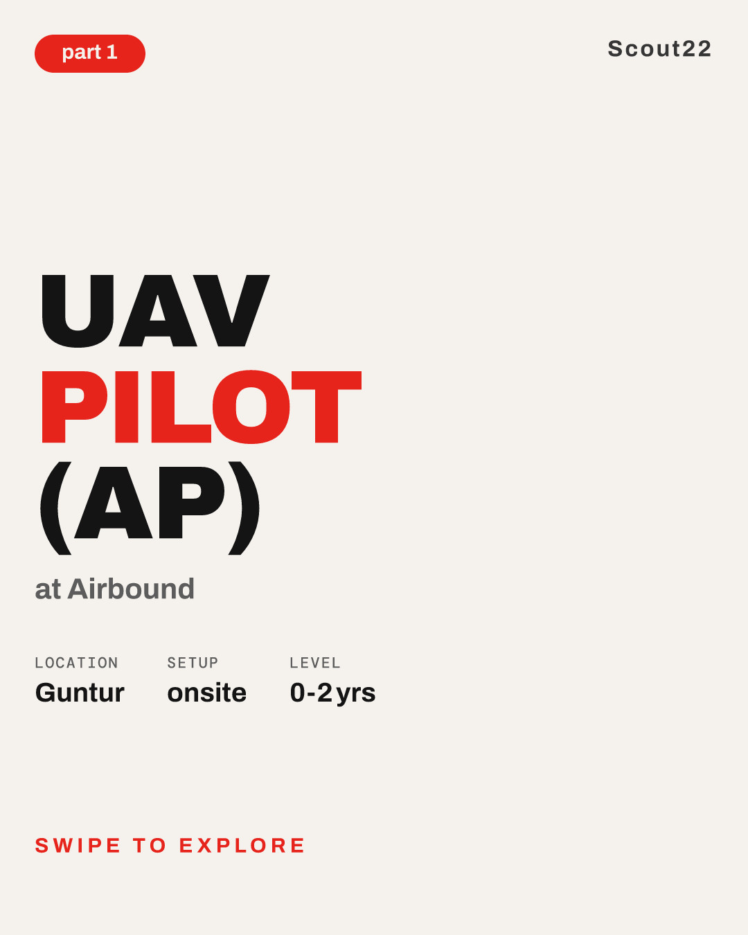 UAV Pilot (AP) at Airbound