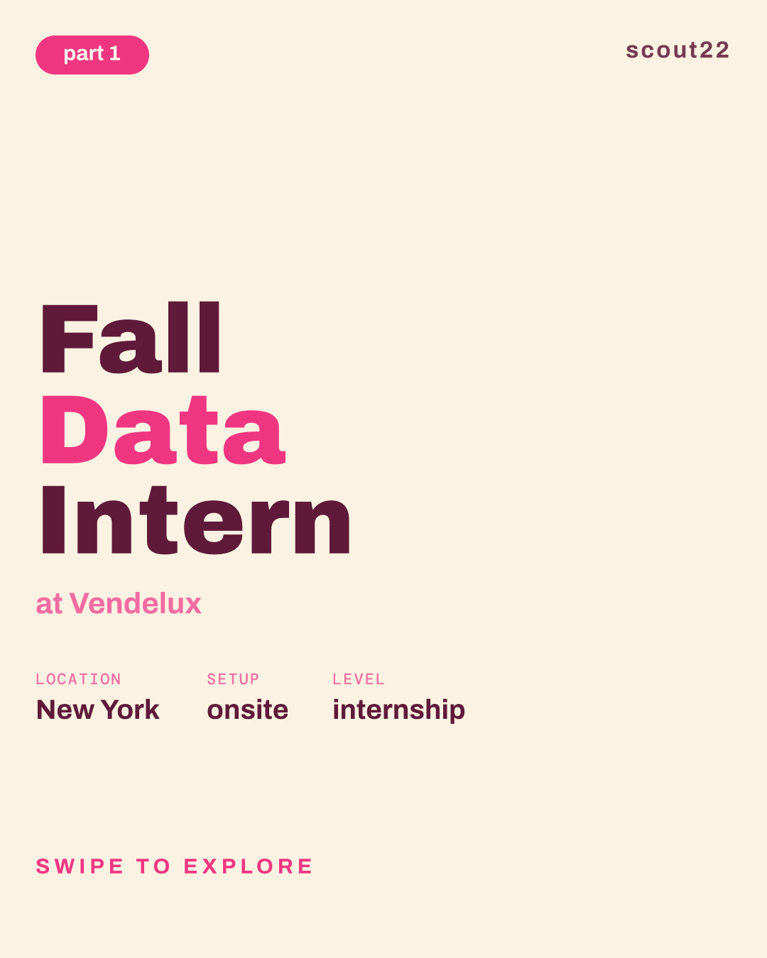 Fall Data Intern at Vendelux