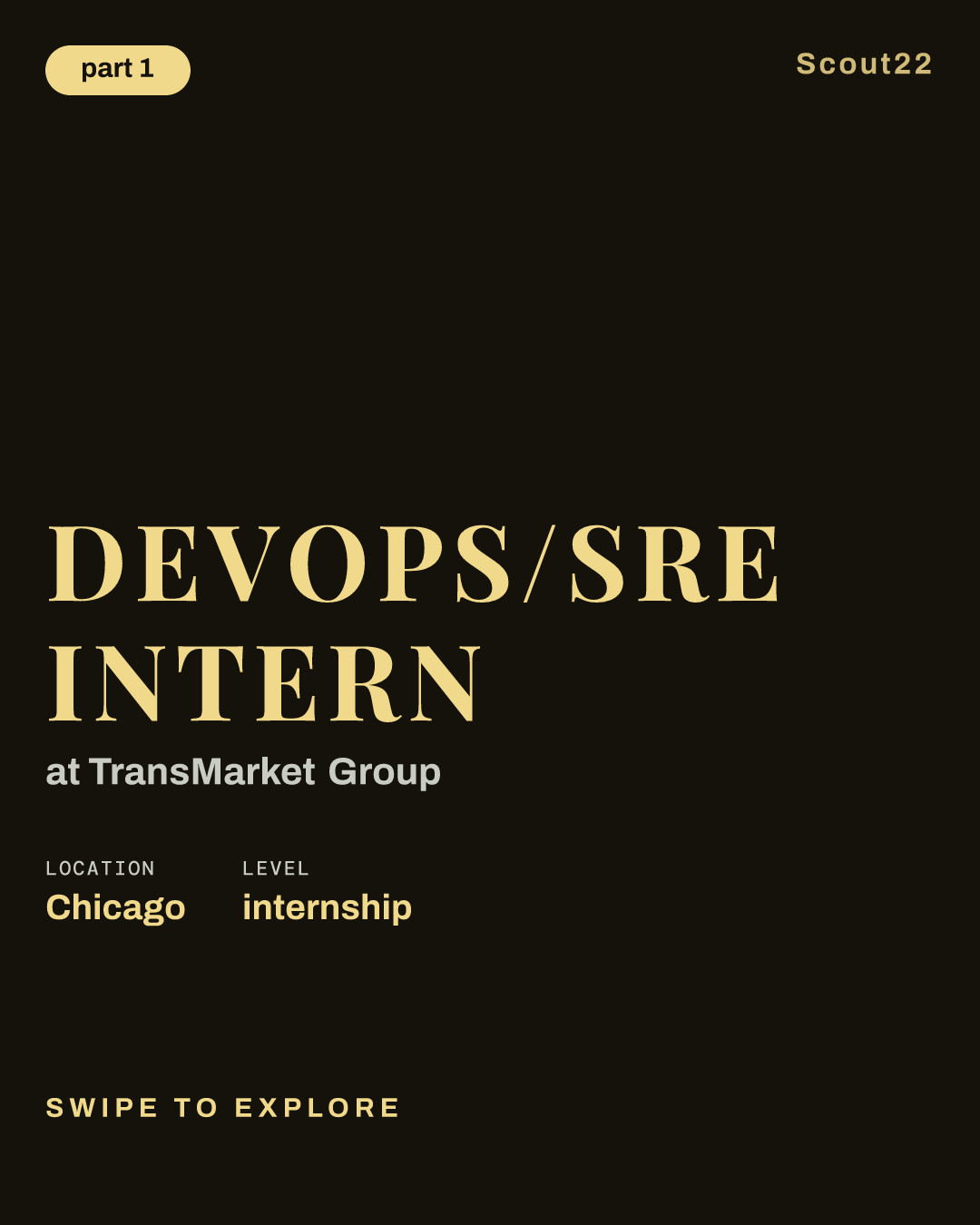 DevOps/SRE Intern at TransMarket Group
