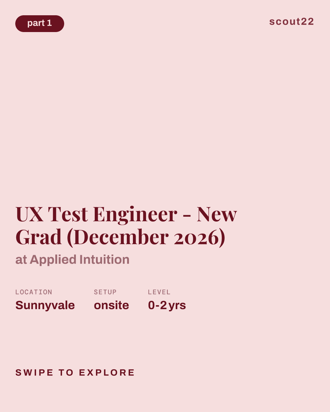 UX Test Engineer - New Grad (December 2026) at Applied Intuition