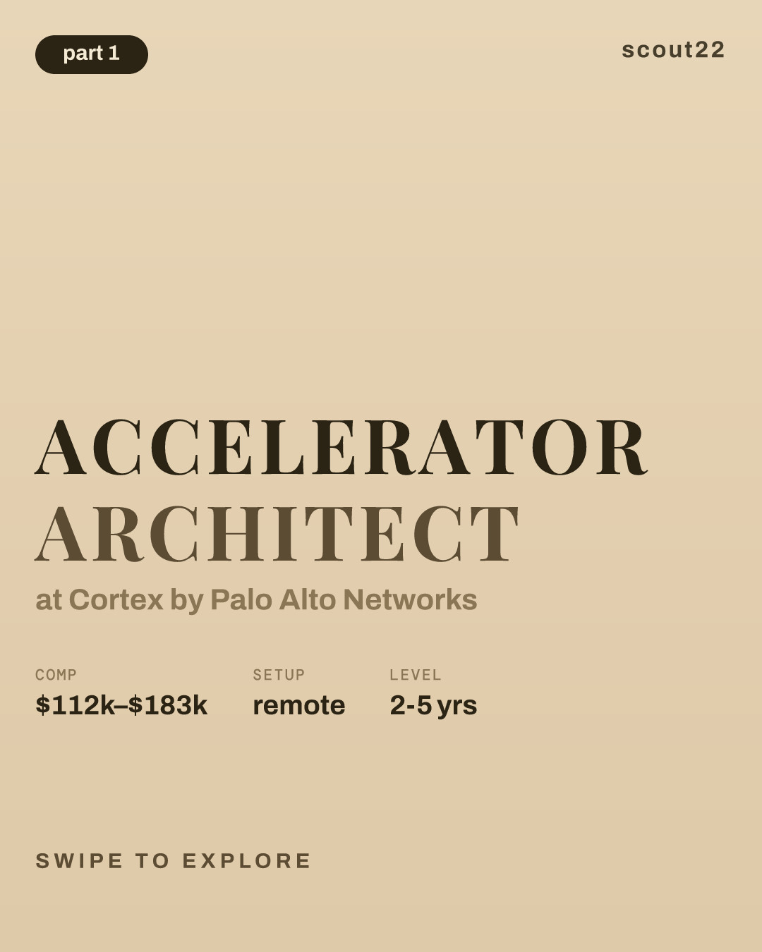 Accelerator Architect at Cortex by Palo Alto Networks