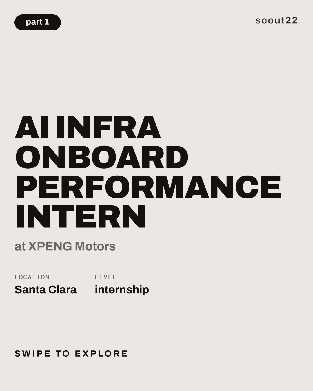 AI Infra Onboard Performance Intern at XPENG Motors