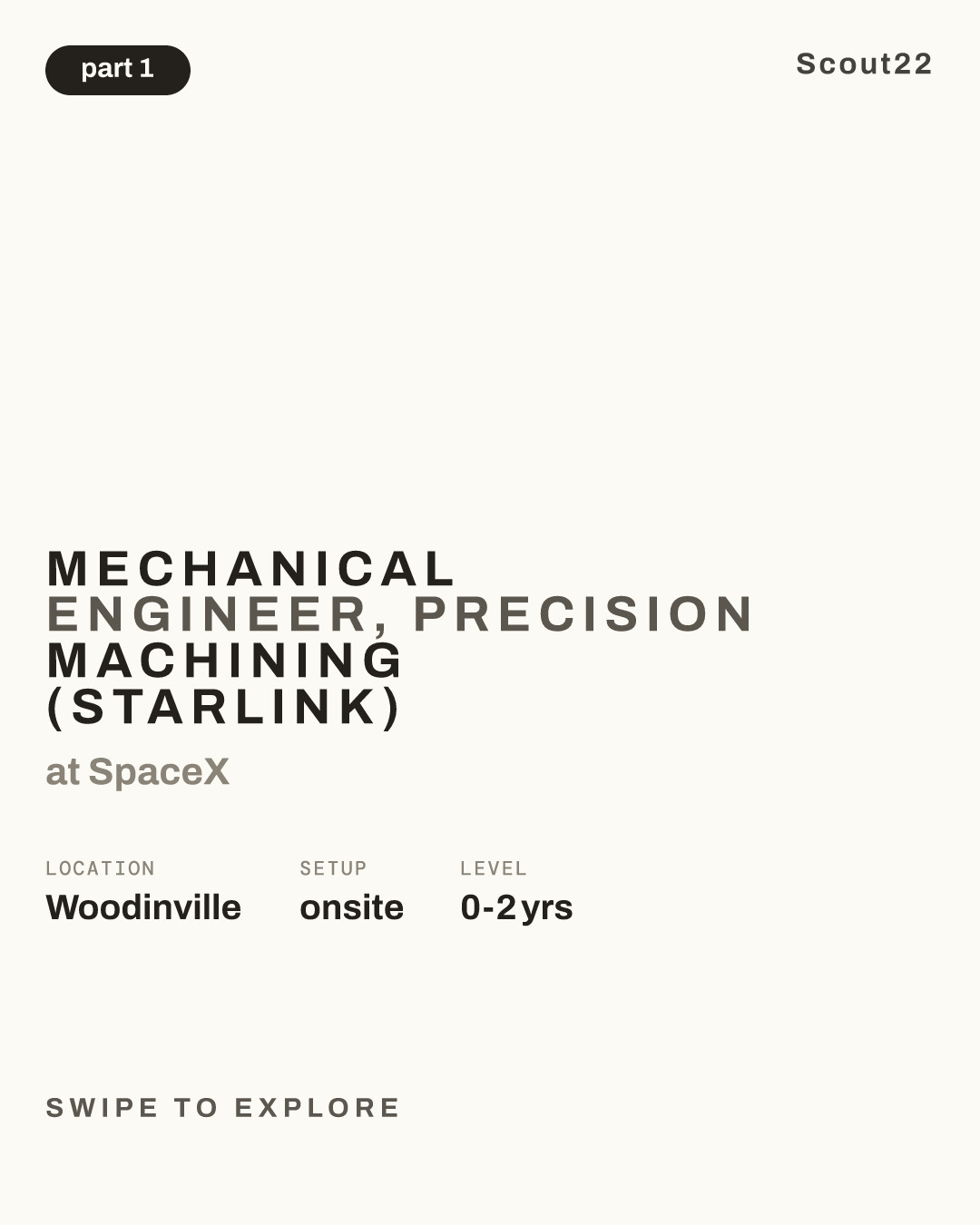 Mechanical Engineer, Precision Machining (Starlink) at SpaceX