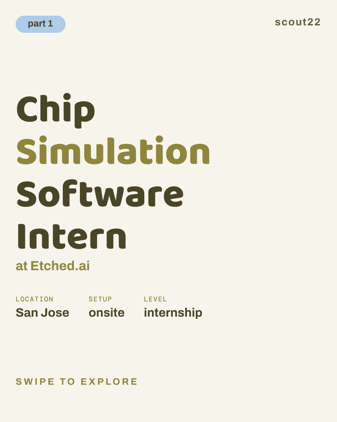 Chip Simulation Software Intern at Etched.ai