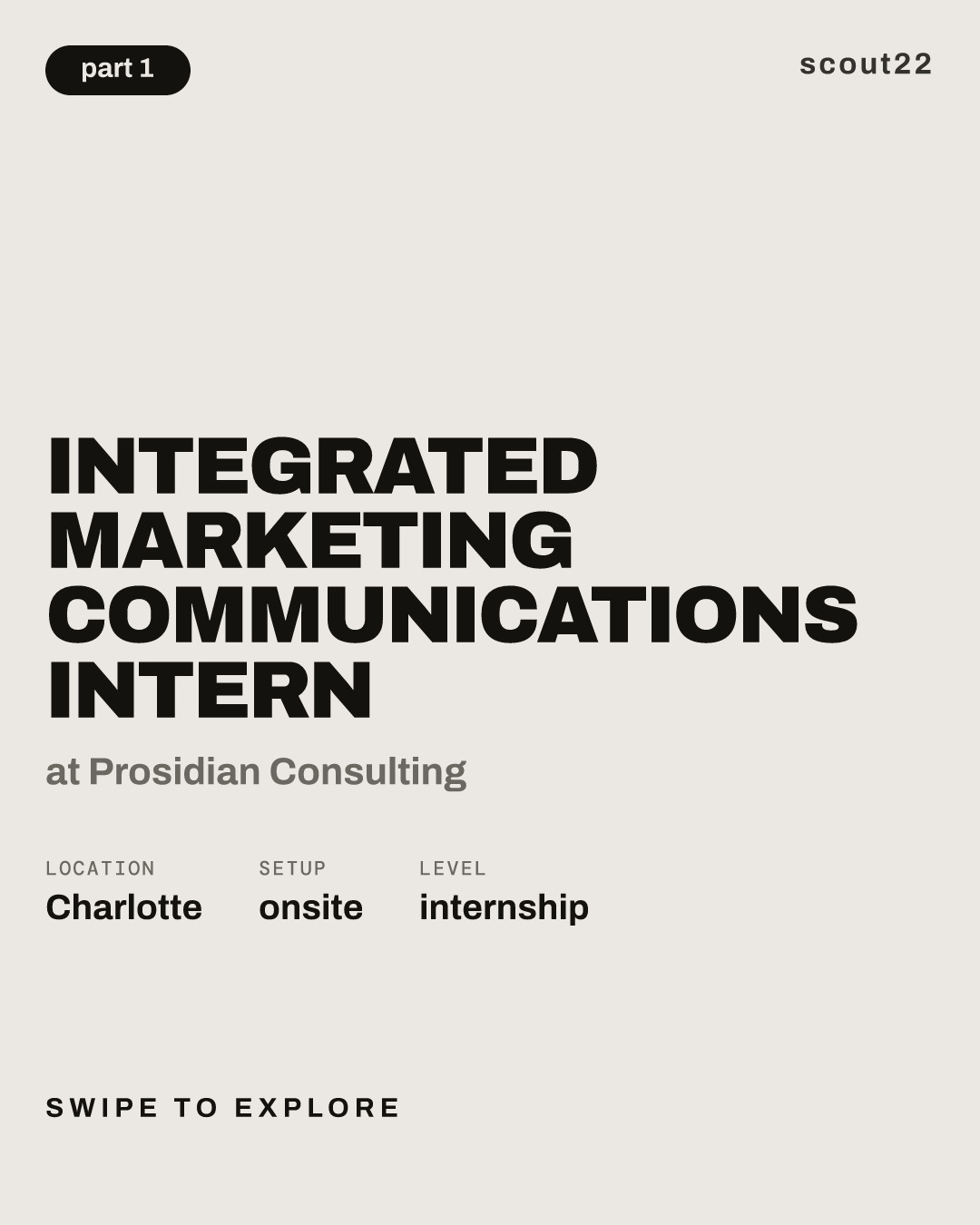Integrated Marketing Communications Intern at Prosidian Consulting
