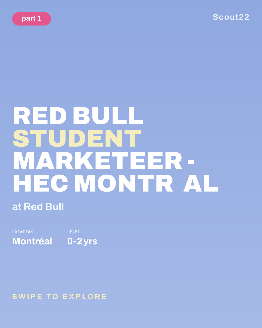 Red Bull Student Marketeer - HEC Montréal at Red Bull