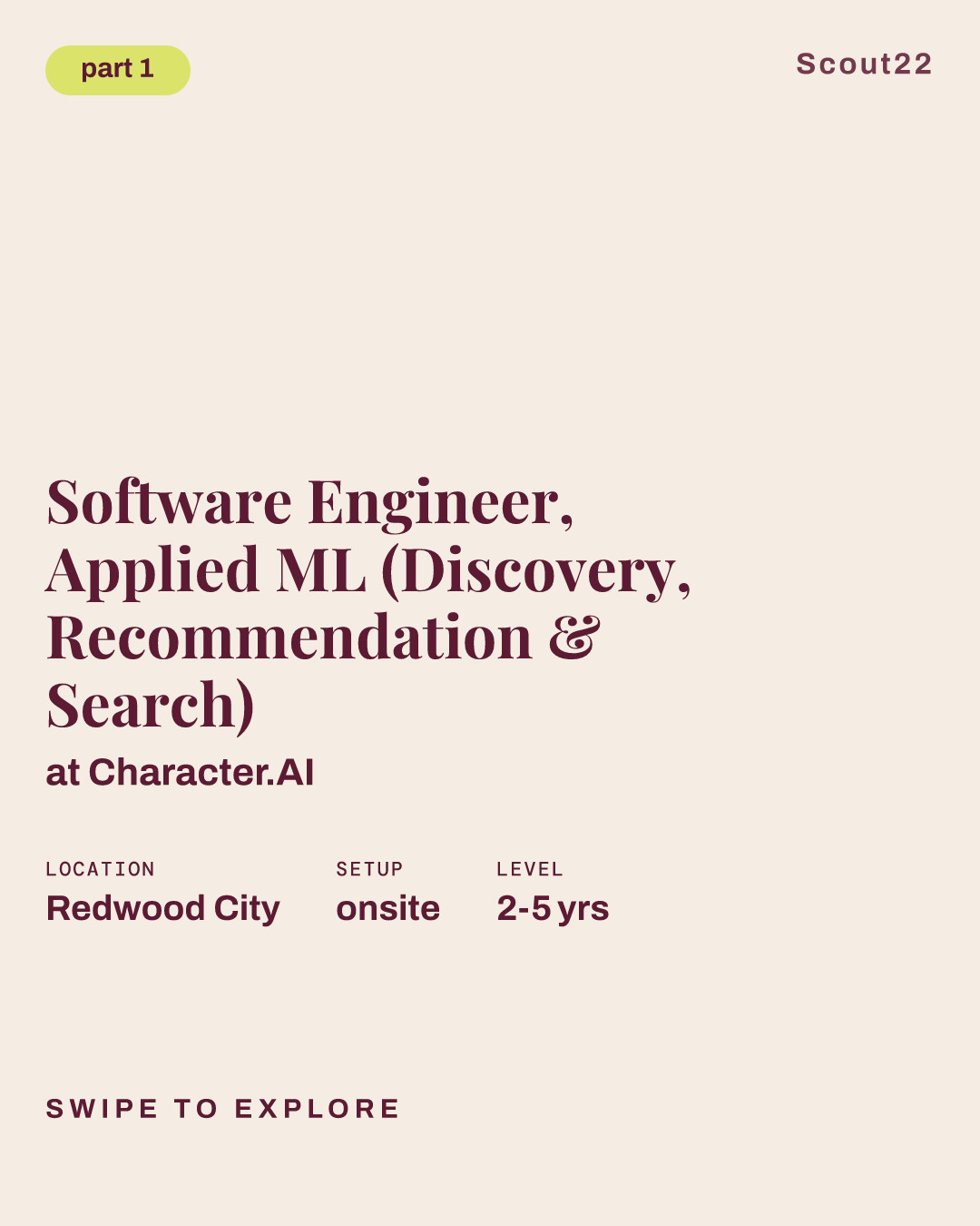 Software Engineer, Applied ML (Discovery, Recommendation & Search) at Character.AI