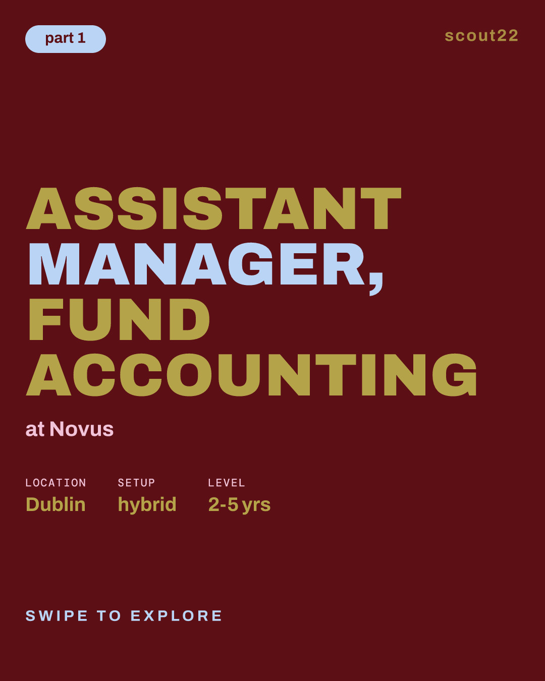 Assistant Manager, Fund Accounting at Novus
