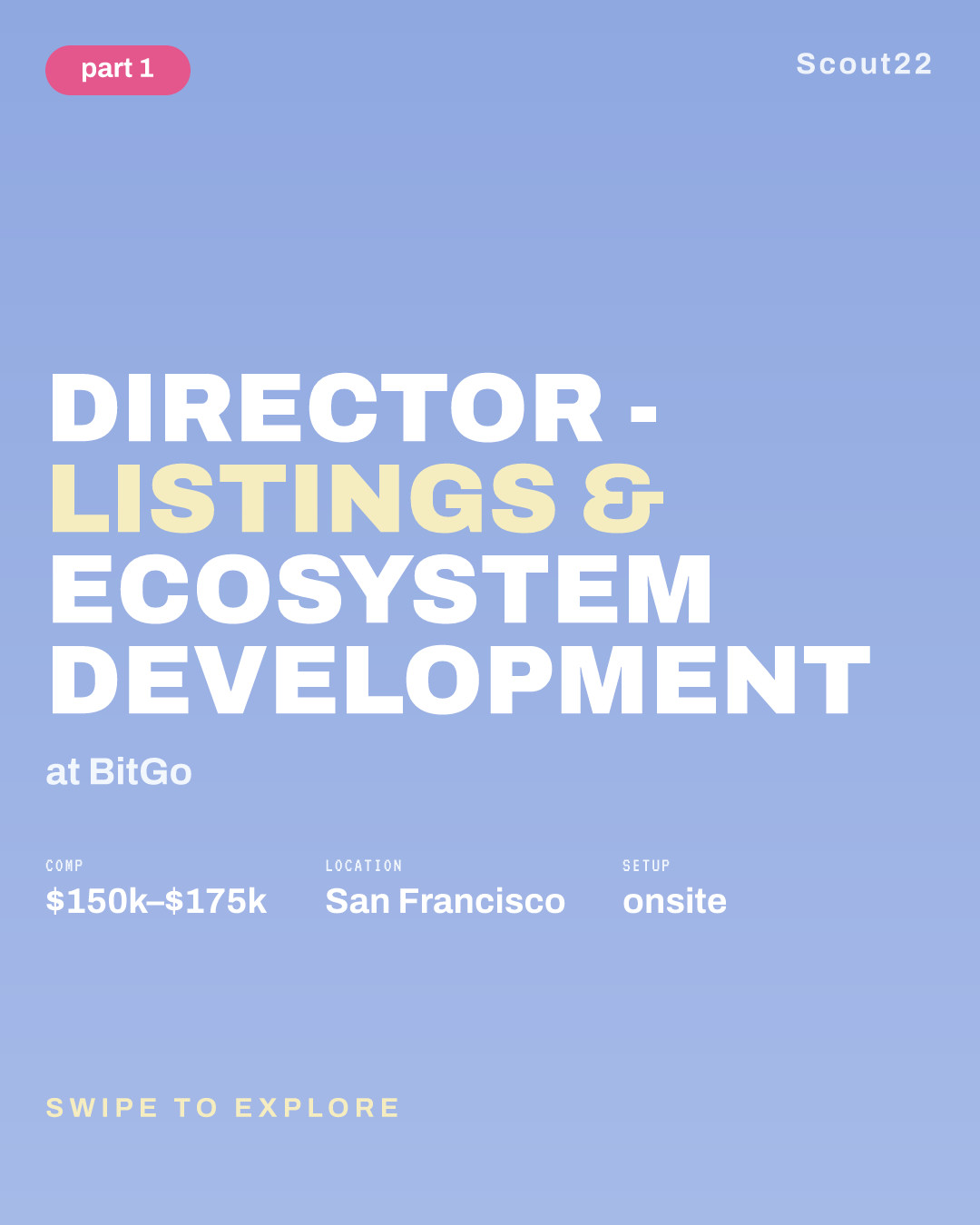 Director - Listings & Ecosystem Development at BitGo