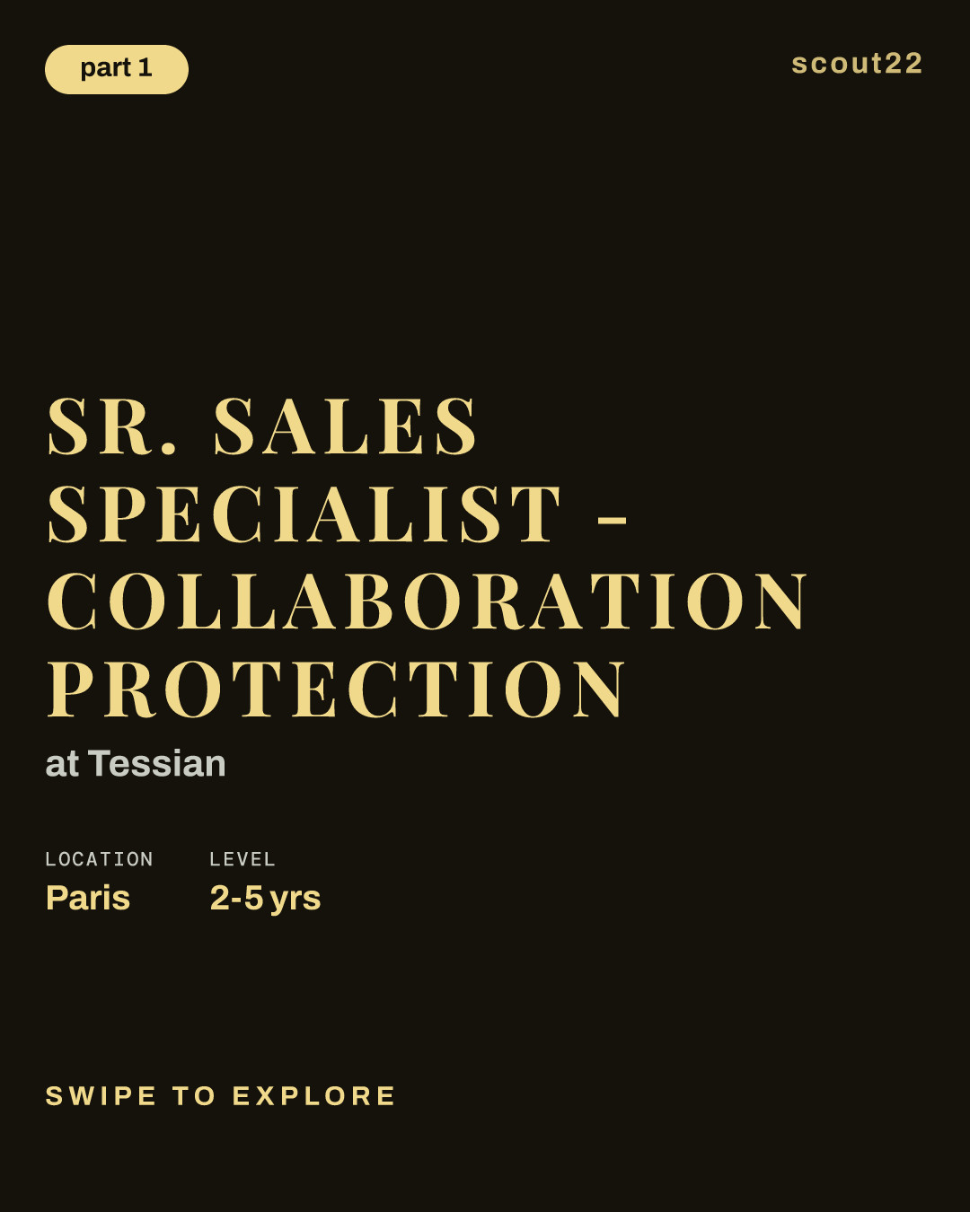 Sr. Sales Specialist - Collaboration Protection at Tessian