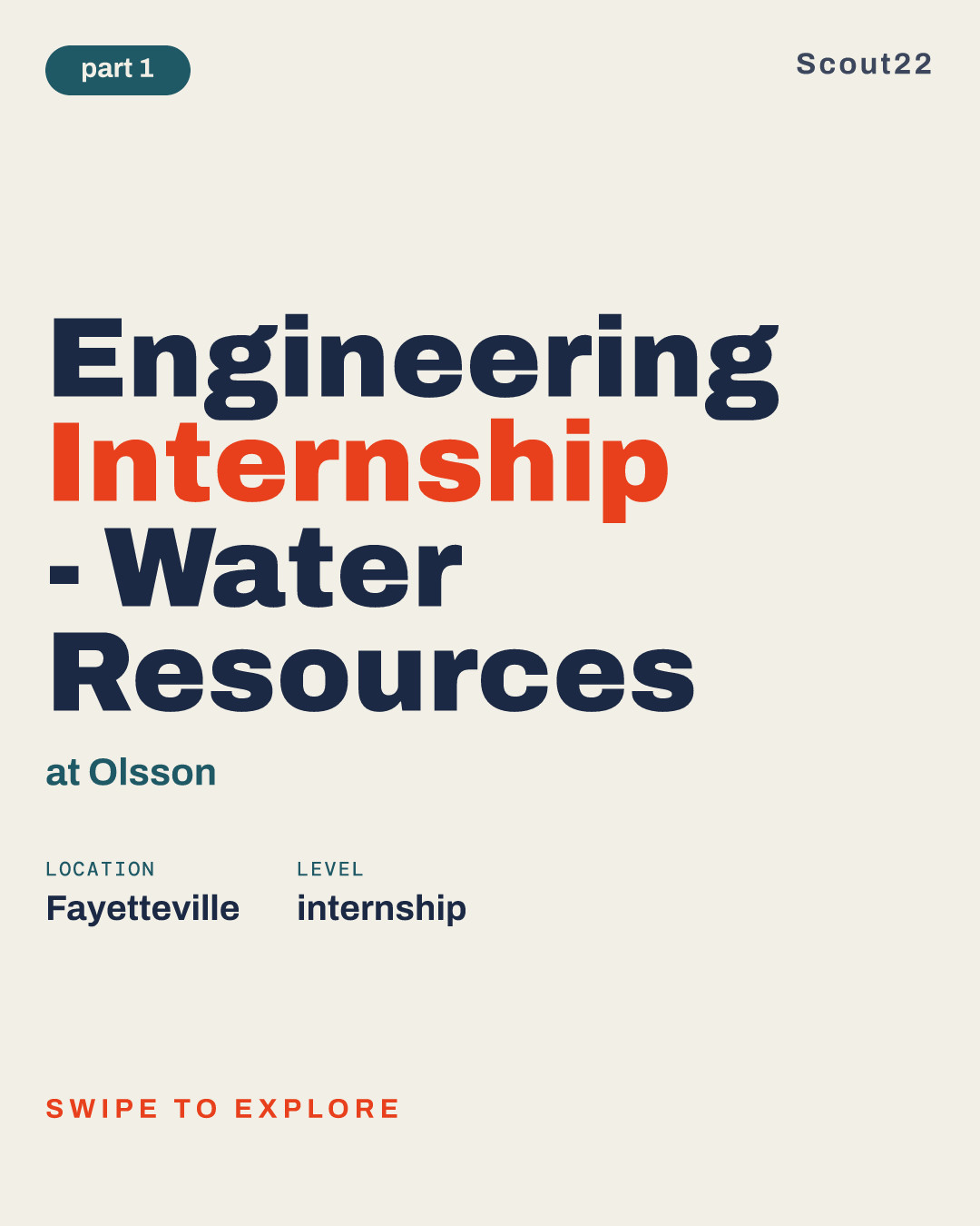 Engineering Internship - Water Resources at Olsson