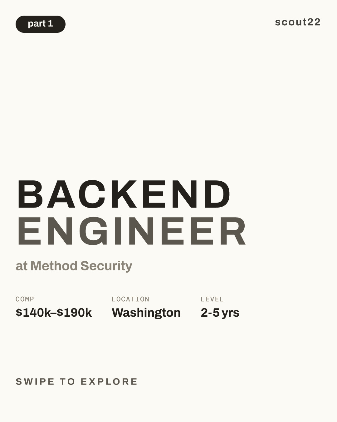 Backend Engineer at Method Security