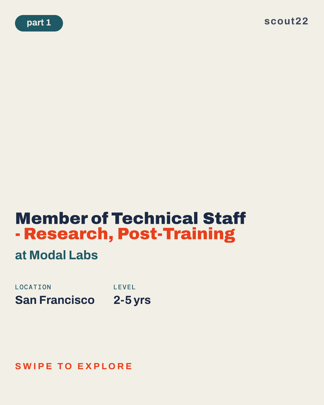 Member of Technical Staff - Research, Post-Training at Modal Labs