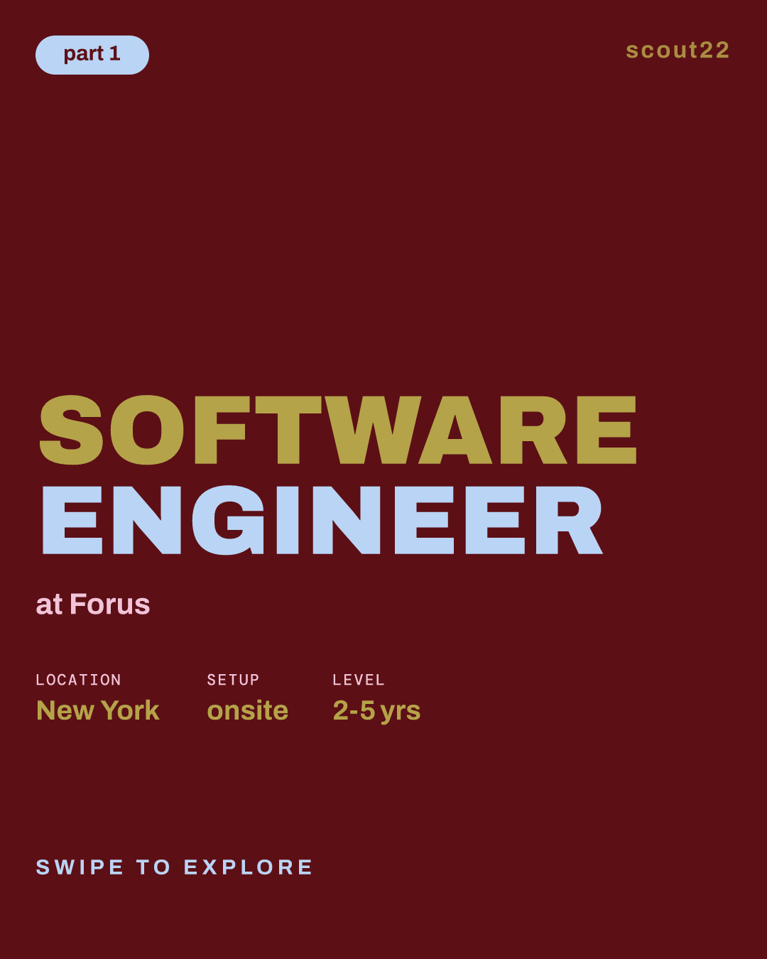 Software Engineer at Forus