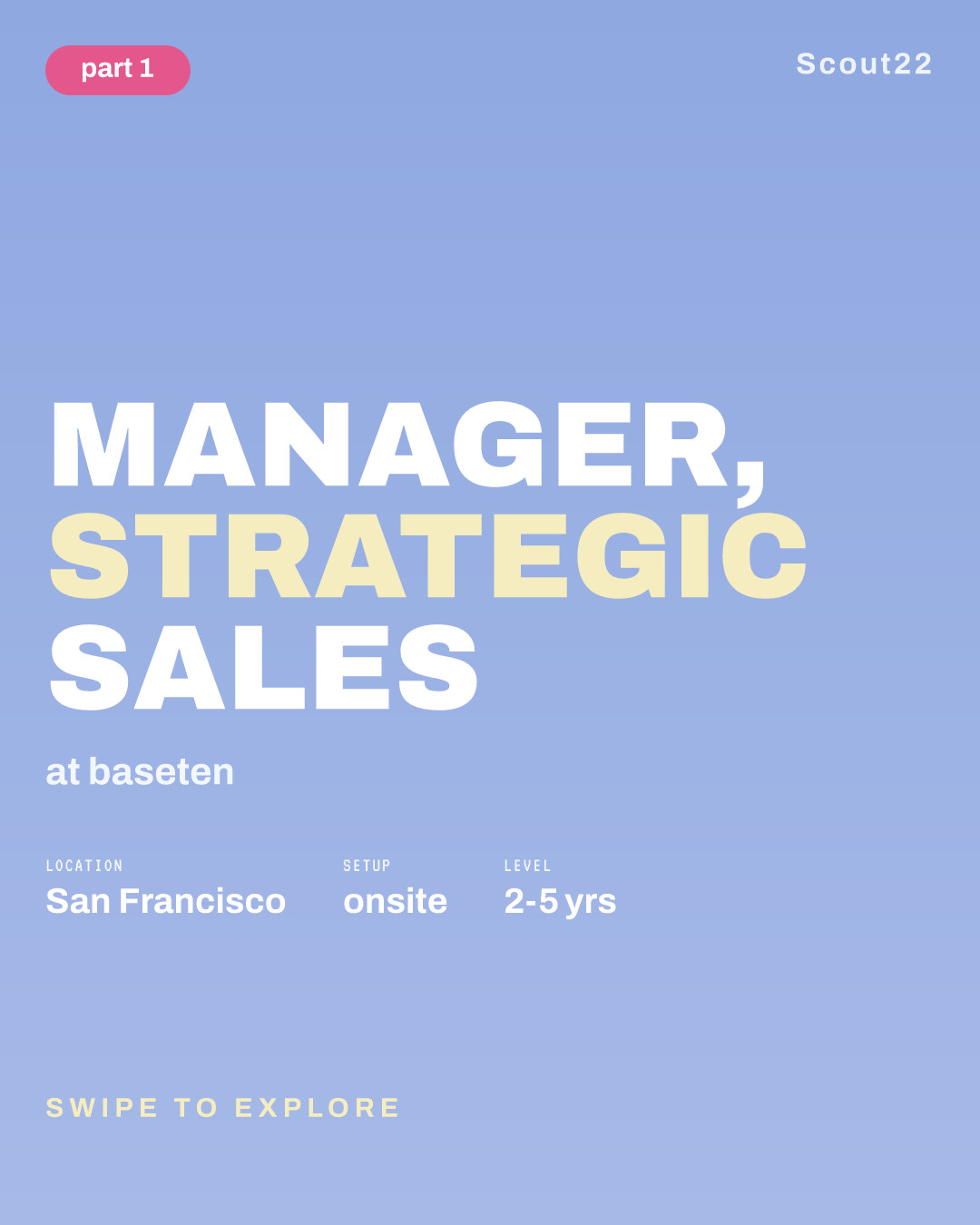 Manager, Strategic Sales at baseten