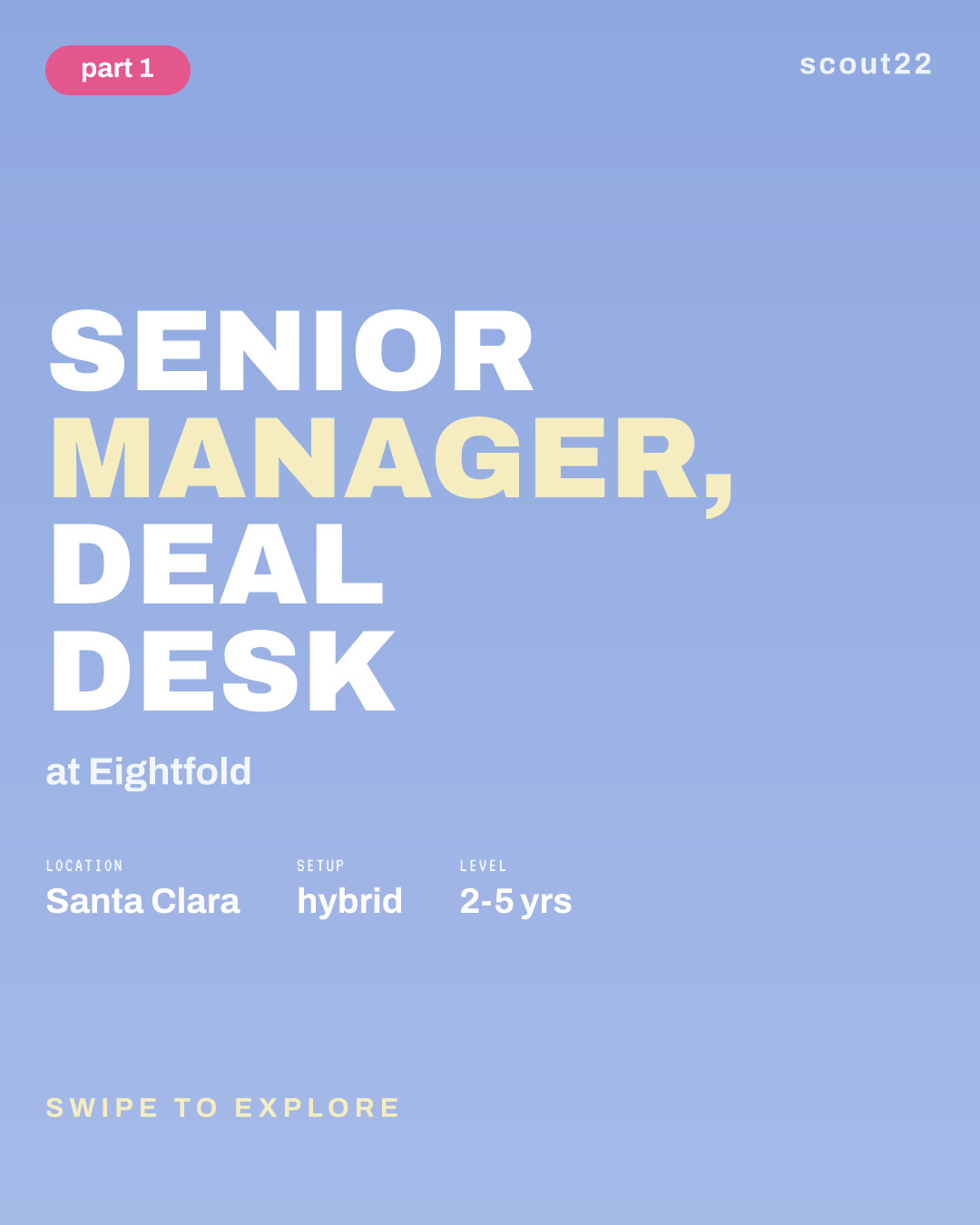 Senior Manager, Deal Desk at Eightfold