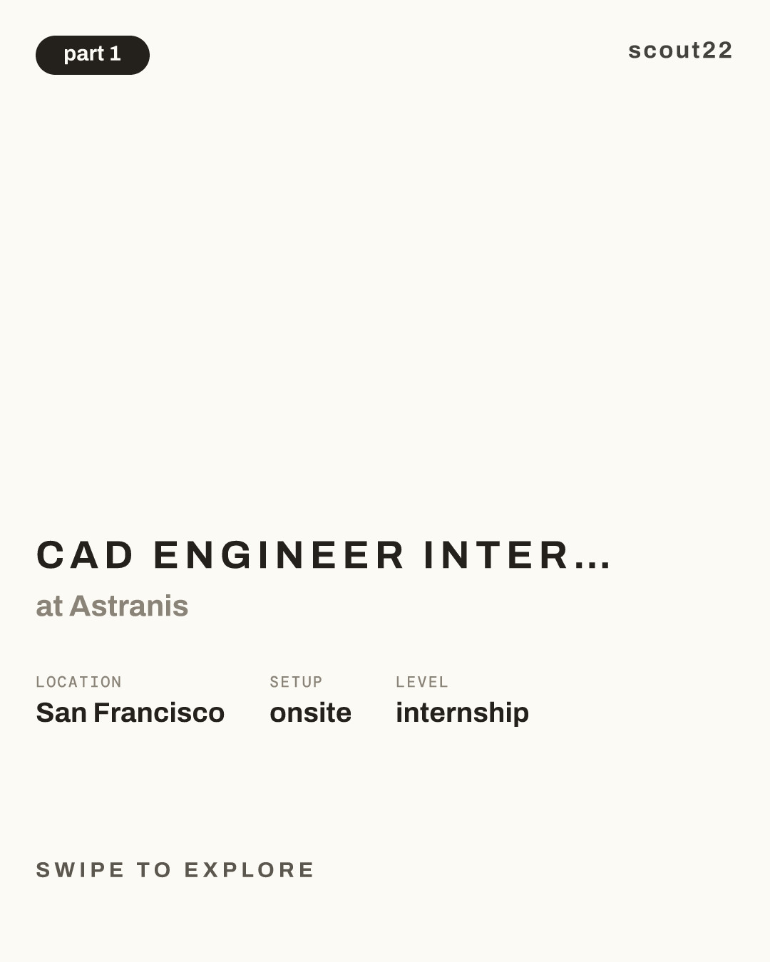 CAD Engineer Intern (Summer 2027) at Astranis