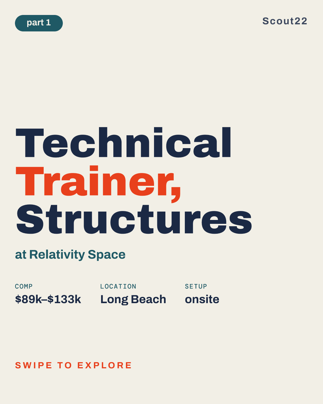 Technical Trainer, Structures at Relativity Space