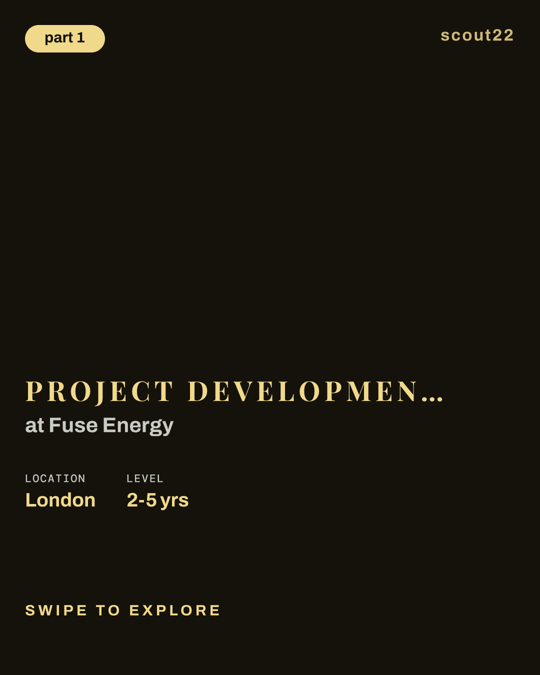 Project Development Manager - Renewables and Infrastructure at Fuse Energy