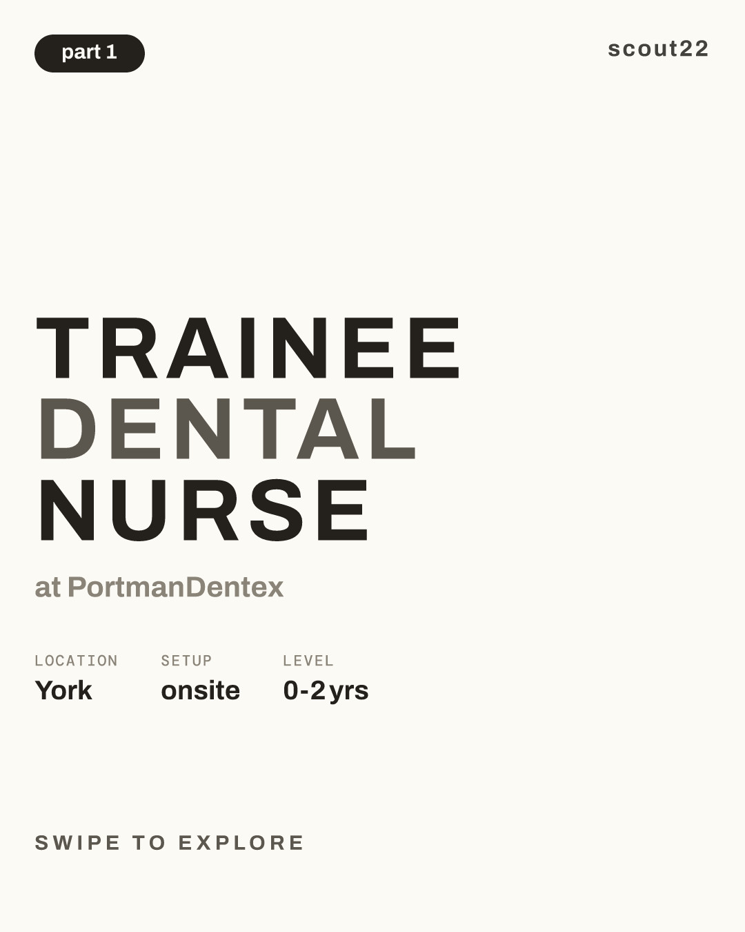 Trainee Dental Nurse at PortmanDentex