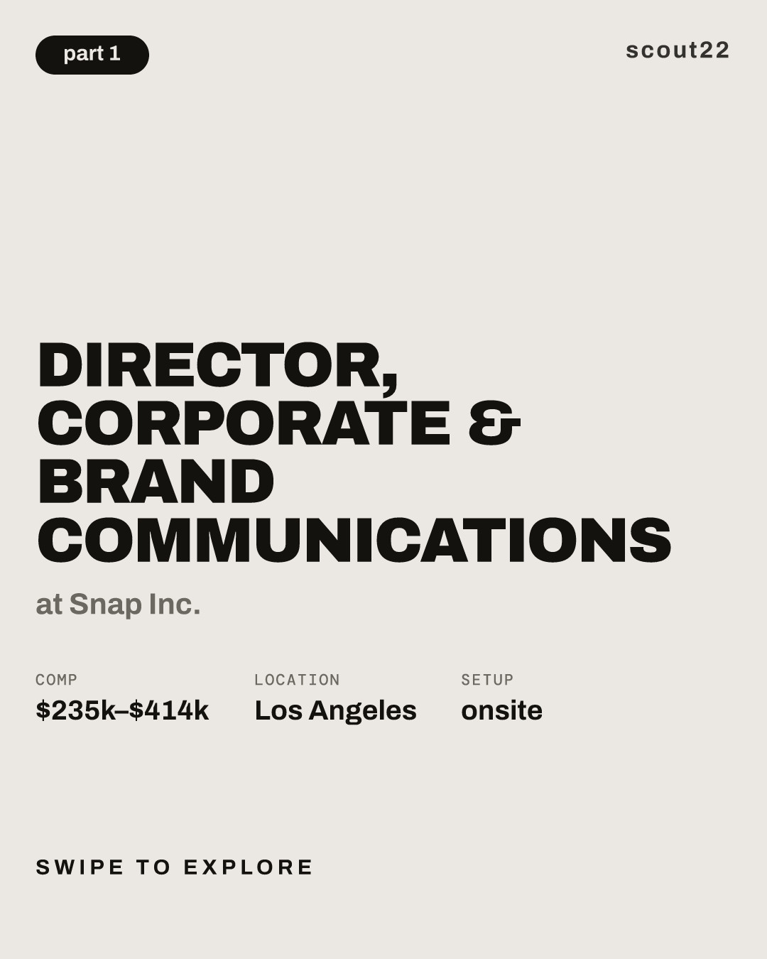 Director, Corporate & Brand Communications at Snap Inc.