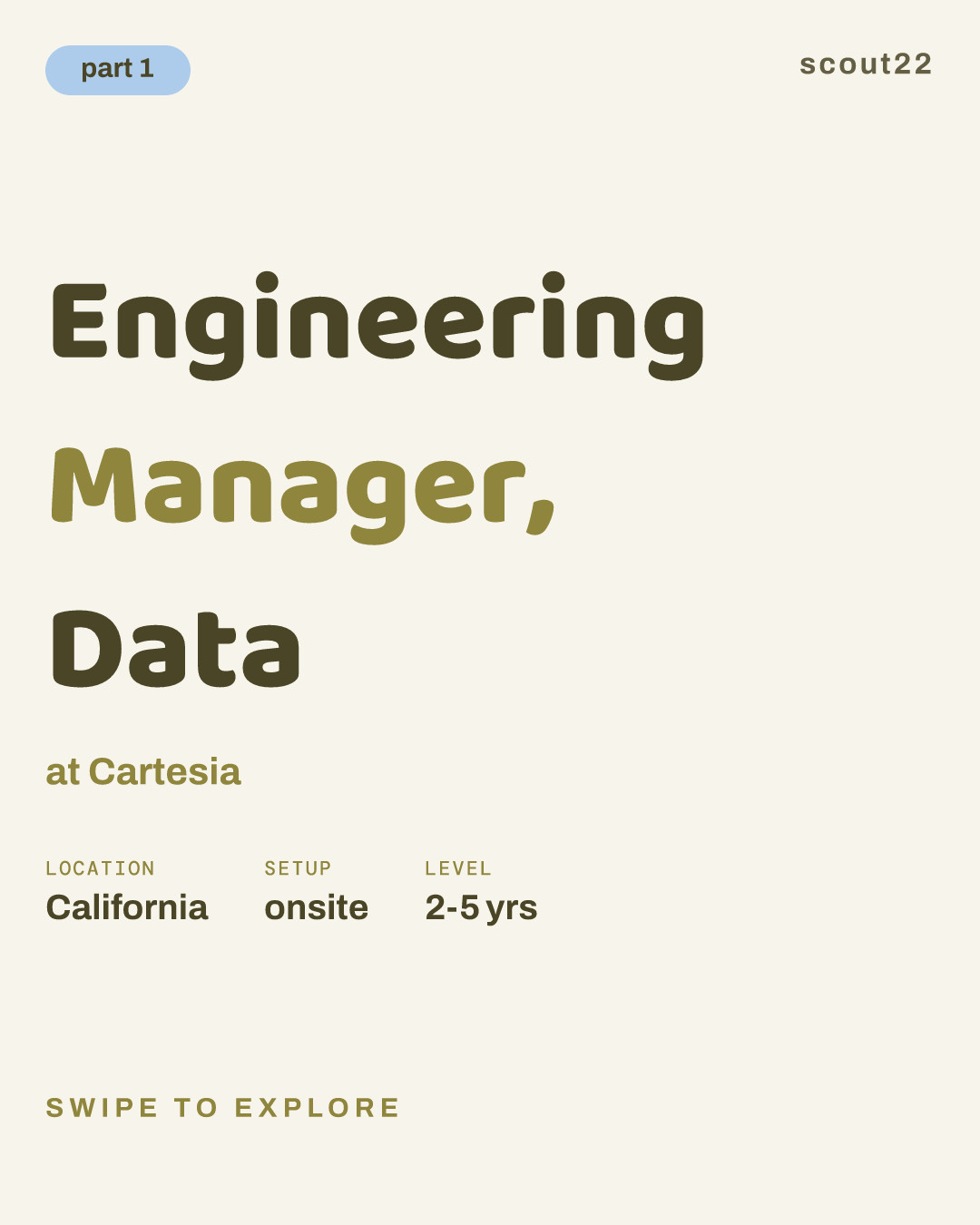 Engineering Manager, Data at Cartesia