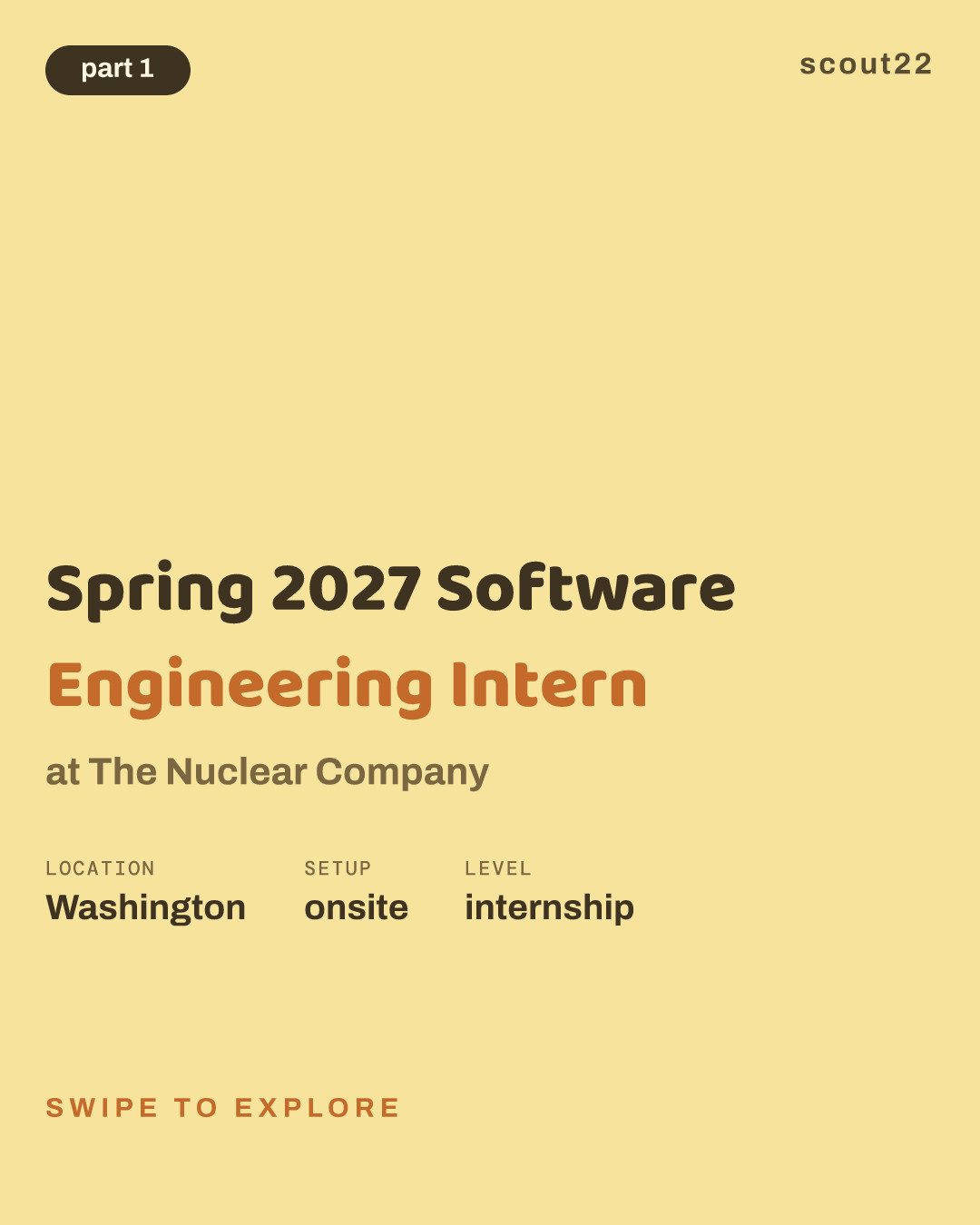 Spring 2027 Software Engineering Intern at The Nuclear Company