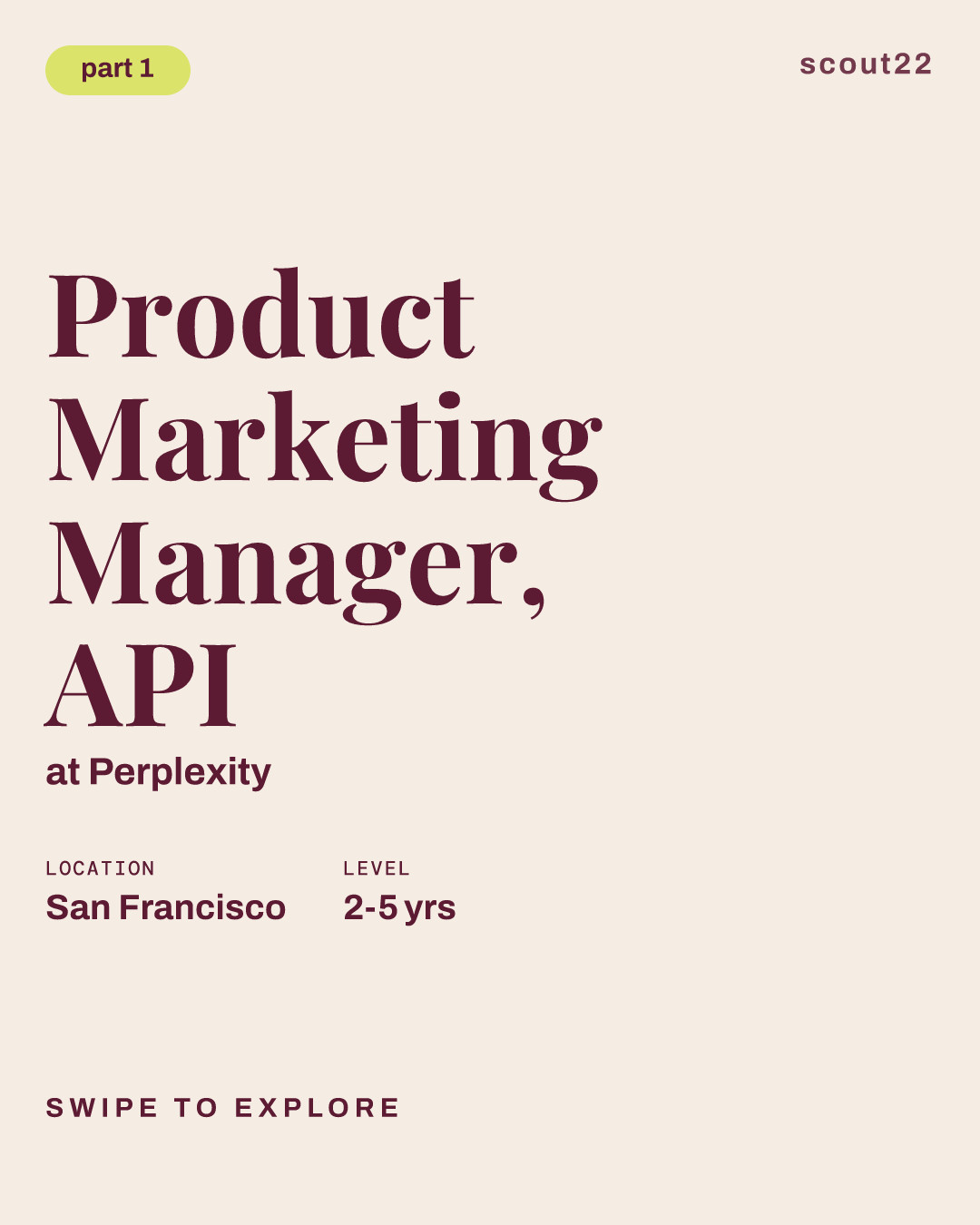 Product Marketing Manager, API at Perplexity