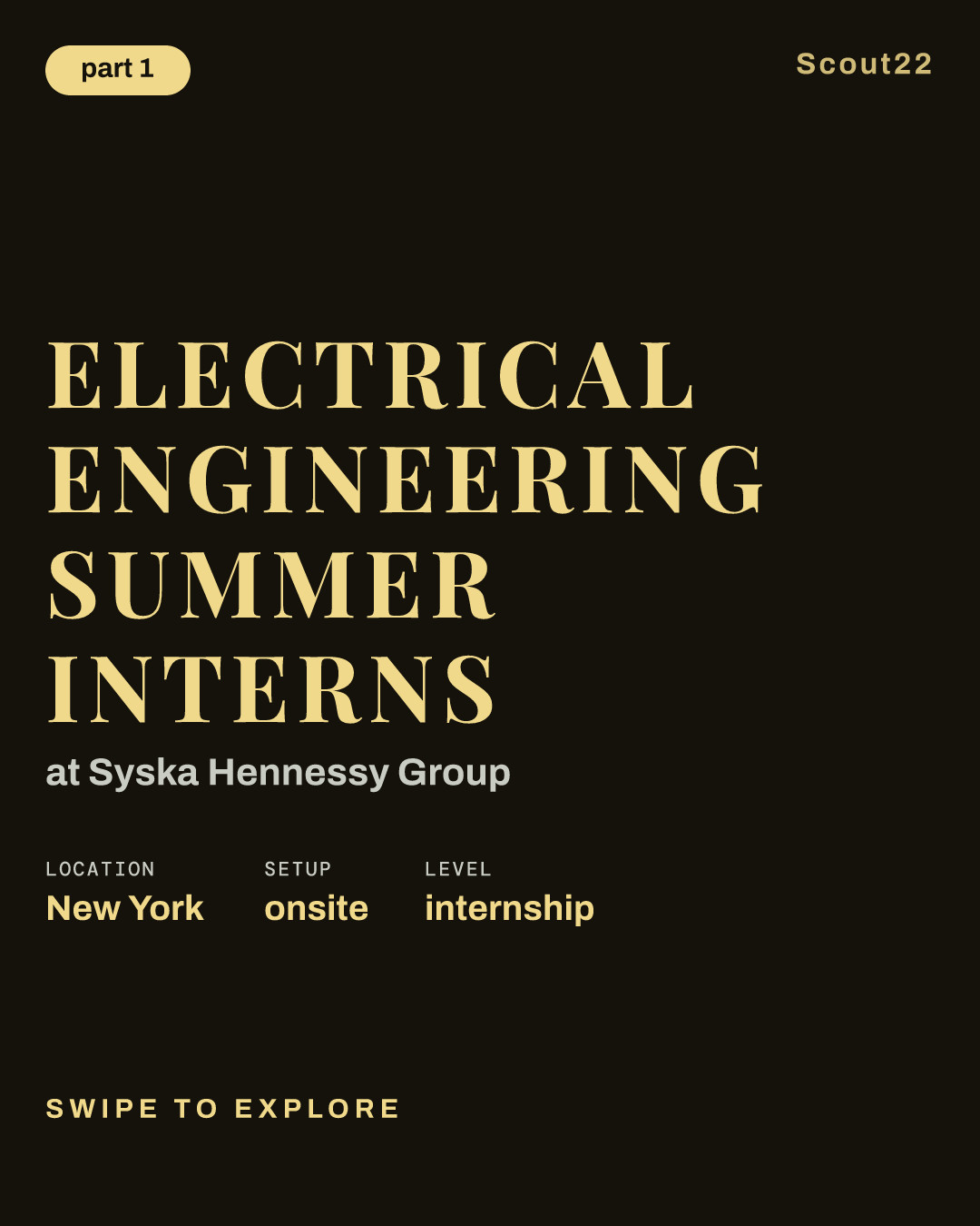 Electrical Engineering Summer Interns at Syska Hennessy Group