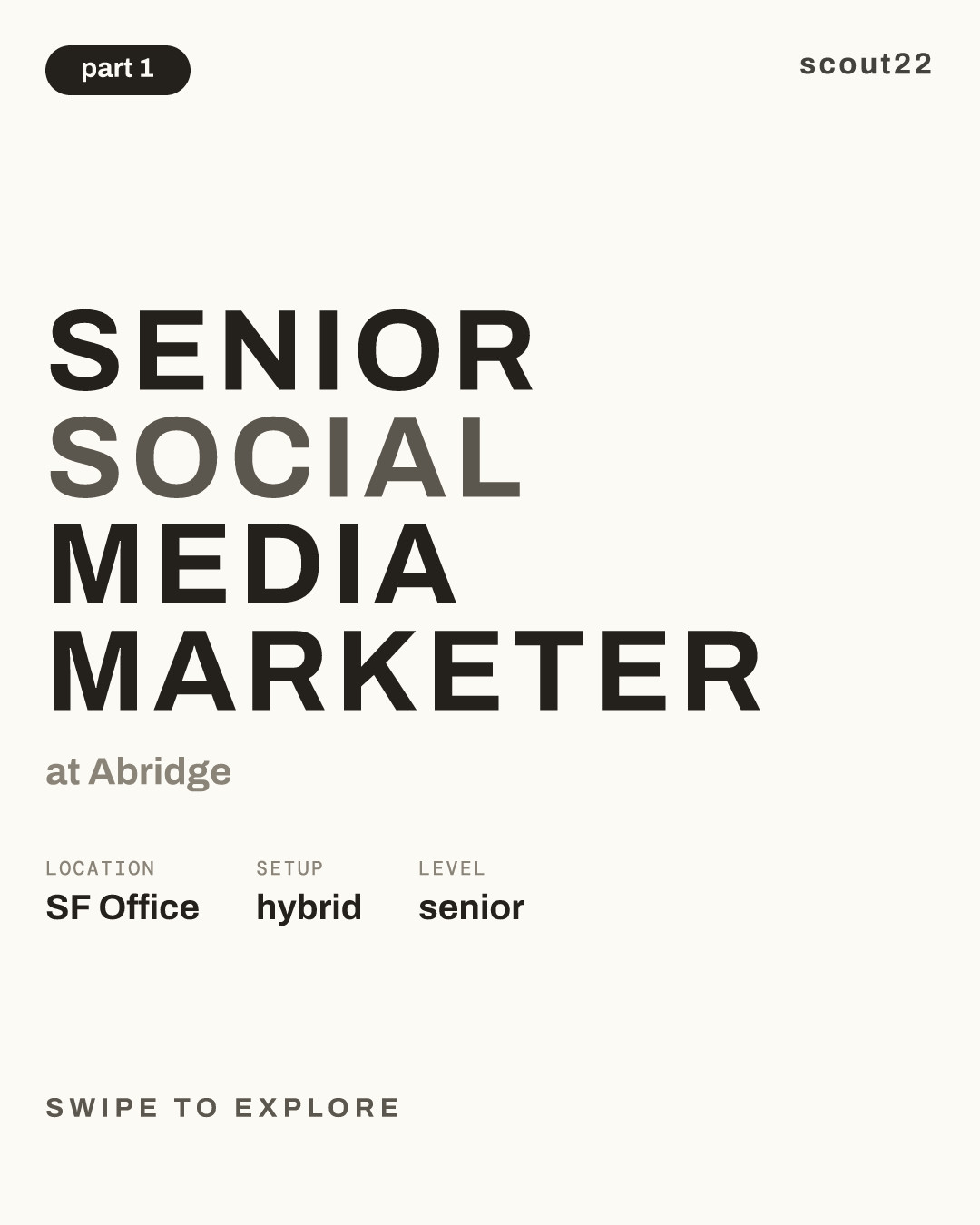 Senior Social Media Marketer at Abridge