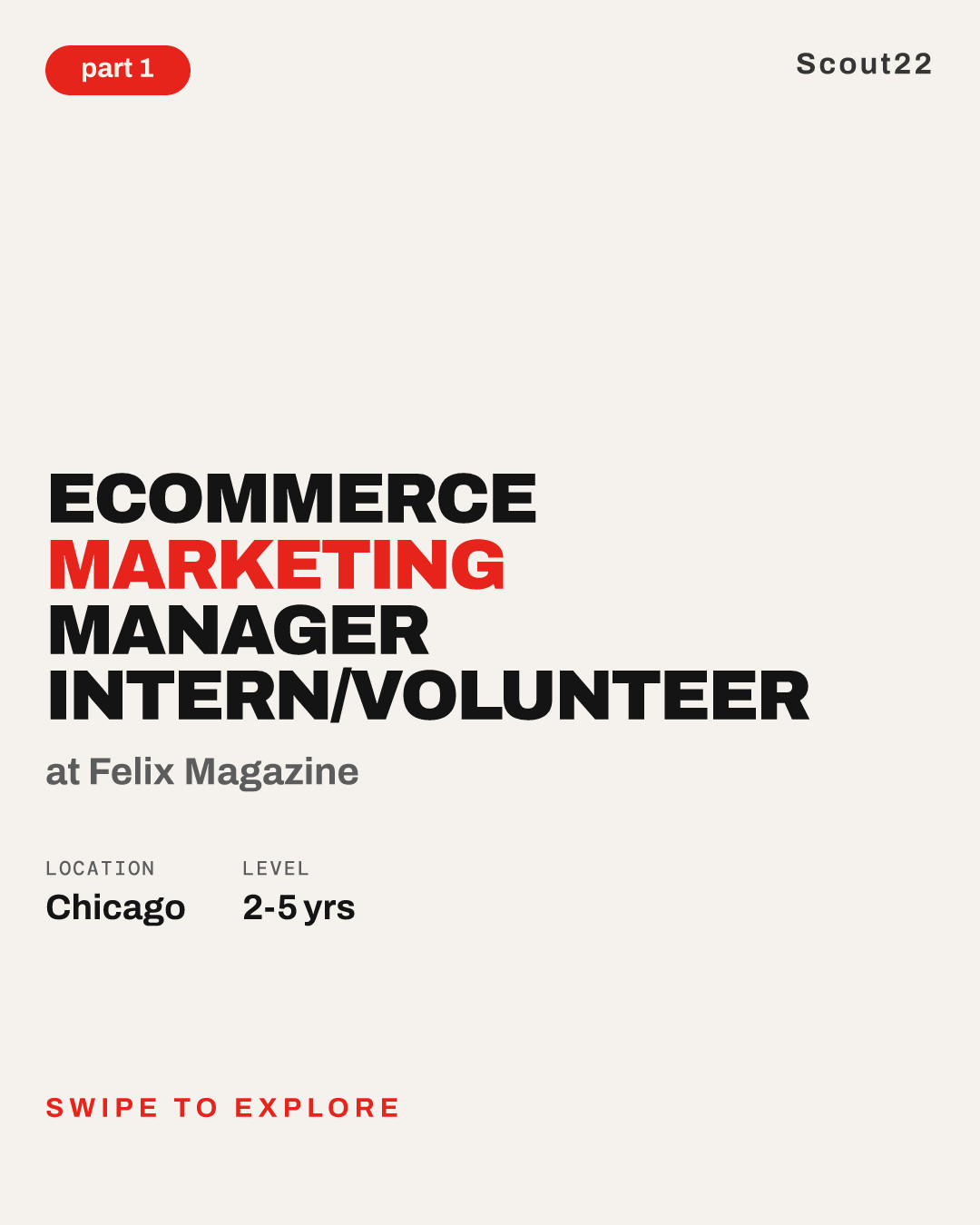 eCommerce Marketing Manager Intern/Volunteer at Felix Magazine