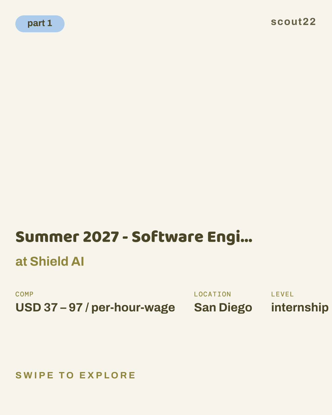 Summer 2027 - Software Engineer Intern at Shield AI