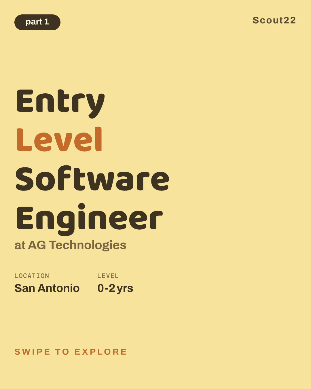 Entry Level Software Engineer at AG Technologies