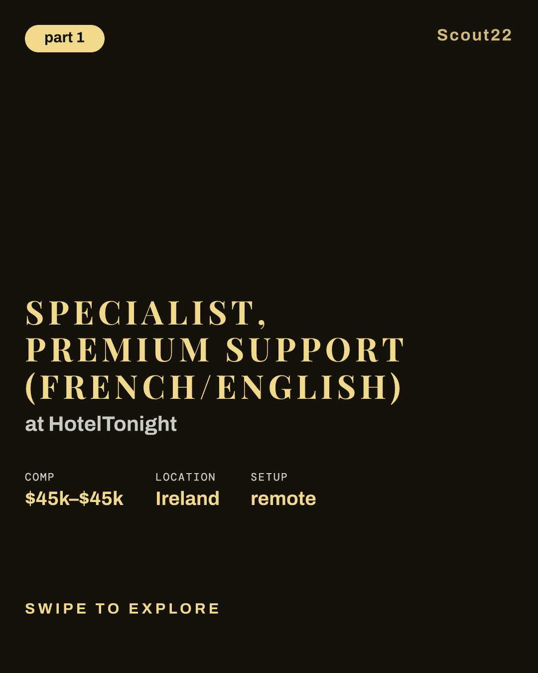 Specialist, Premium Support (French/English) at HotelTonight