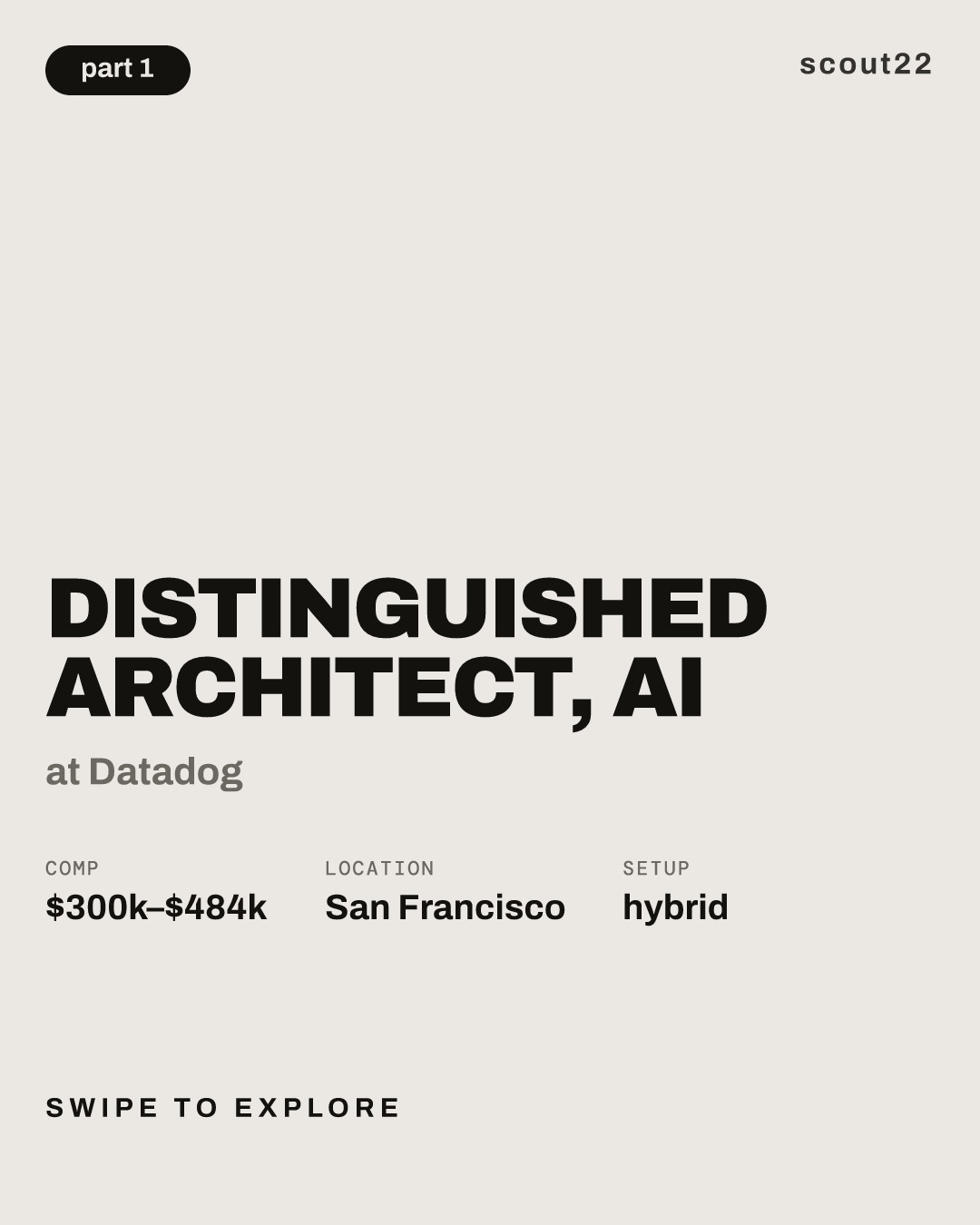 Distinguished Architect, AI at Datadog