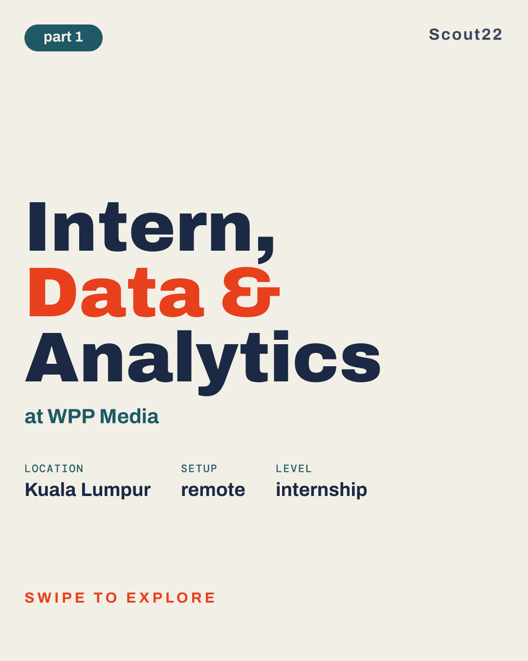 Intern, Data & Analytics at WPP Media