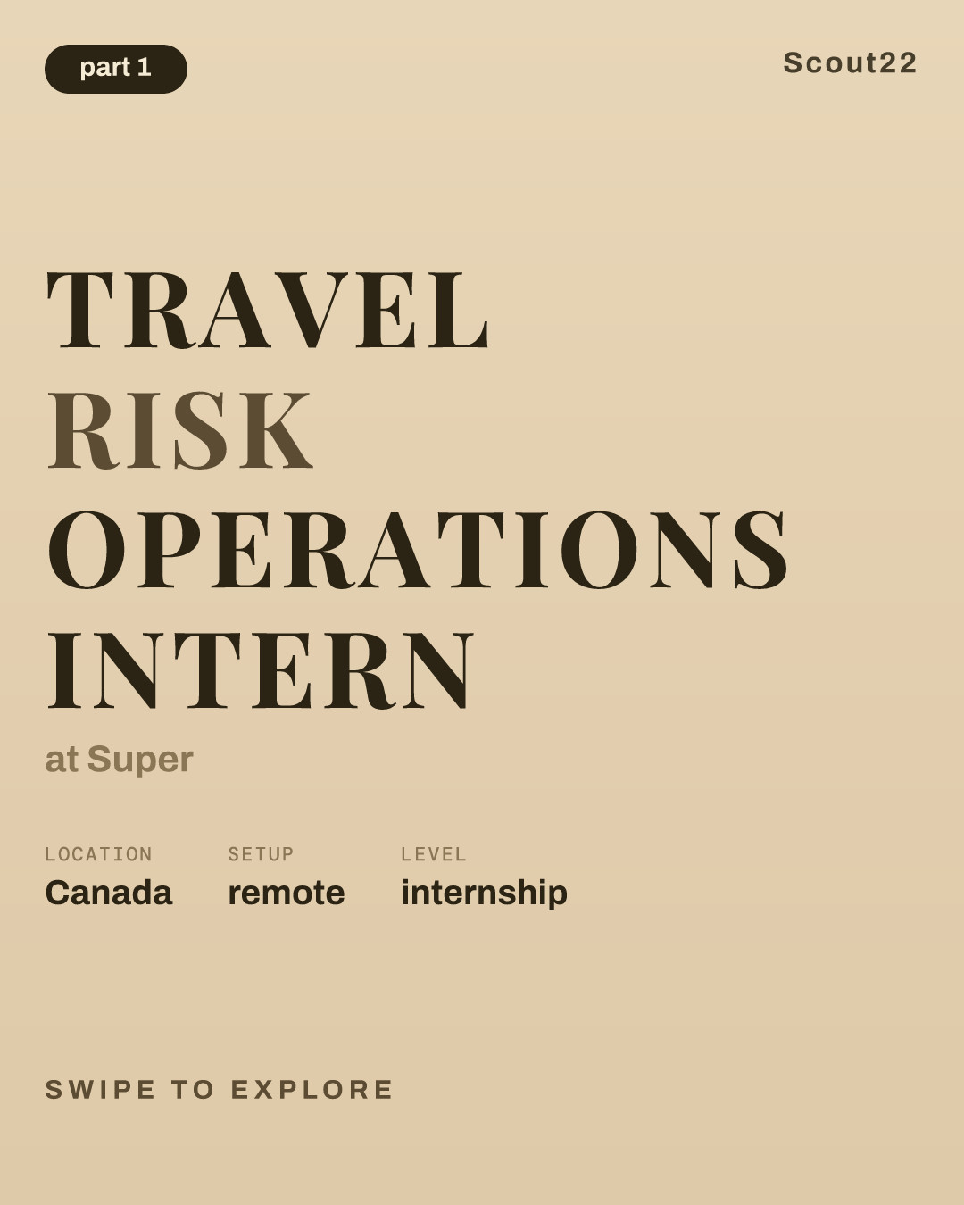 Travel Risk Operations Intern at Super
