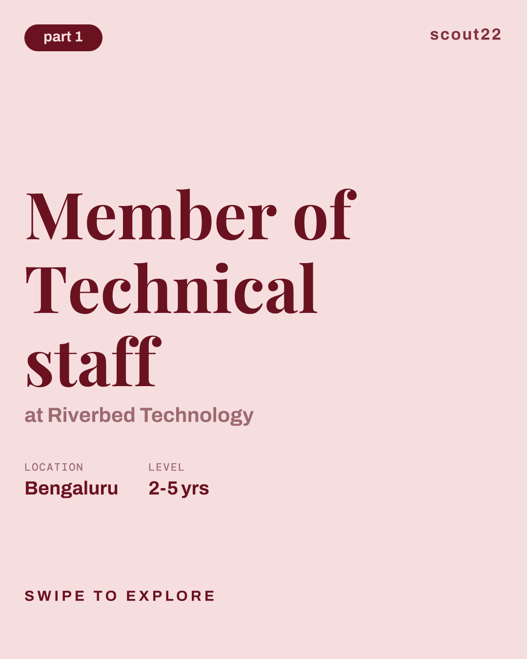 Member of Technical staff at Riverbed Technology