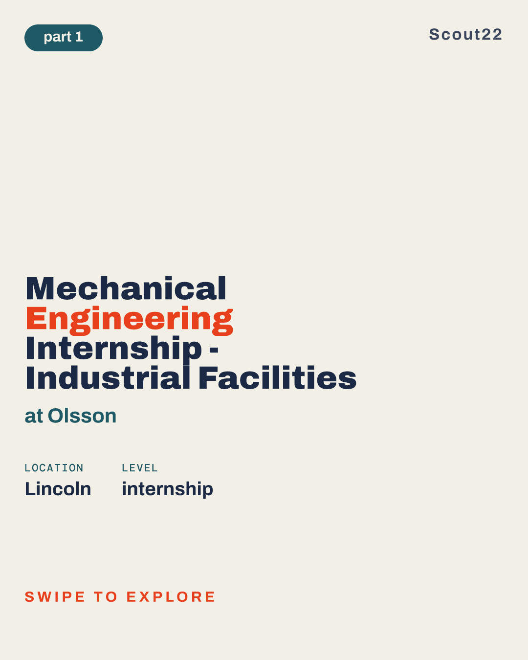 Mechanical Engineering Internship - Industrial Facilities at Olsson