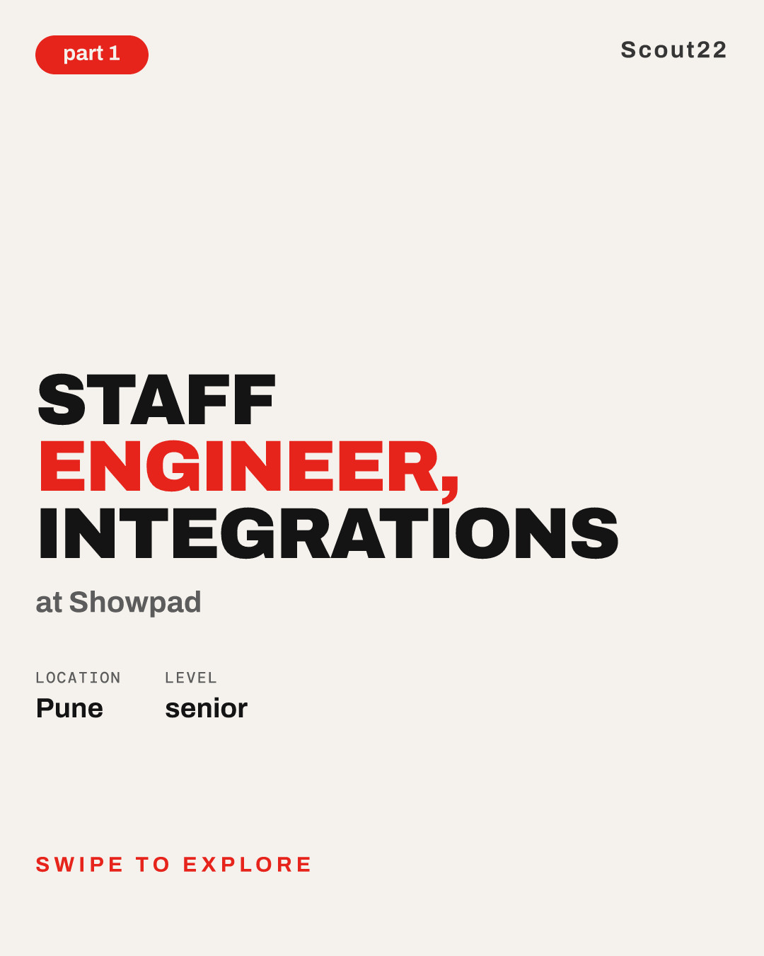 Staff Engineer, Integrations at Showpad