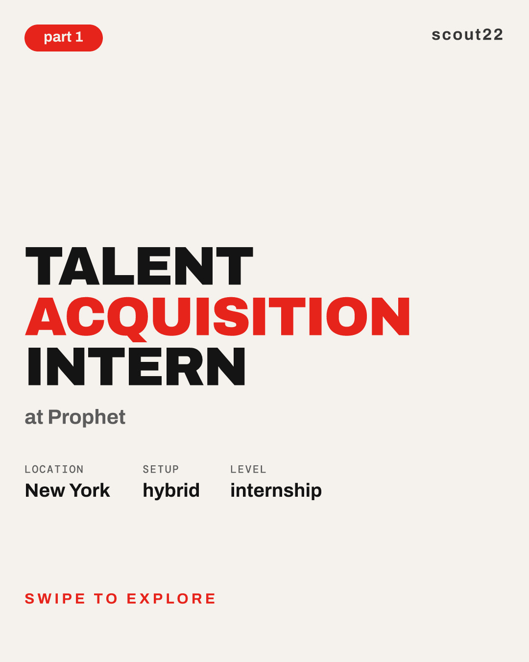 Talent Acquisition Intern at Prophet