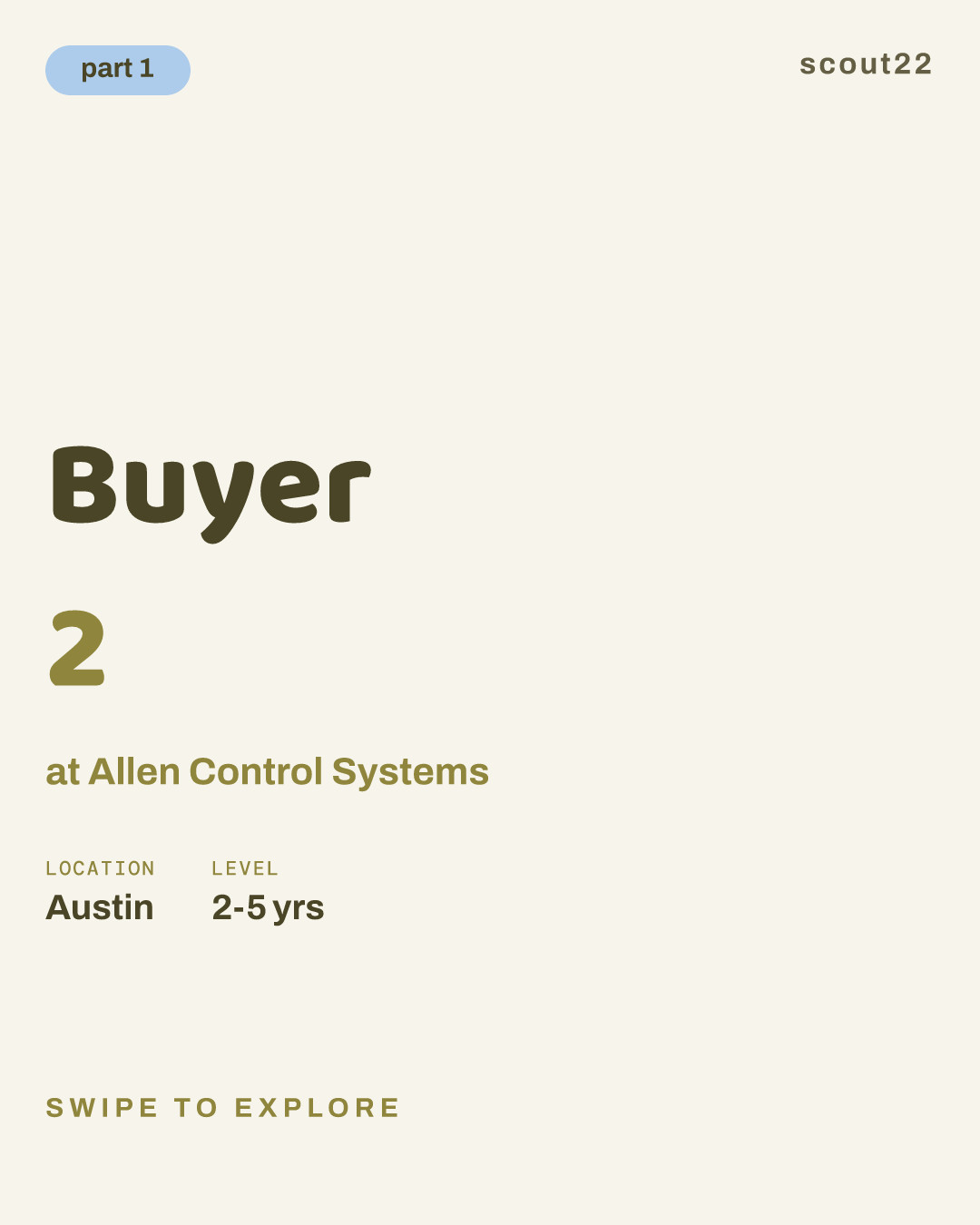 Buyer 2 at Allen Control Systems