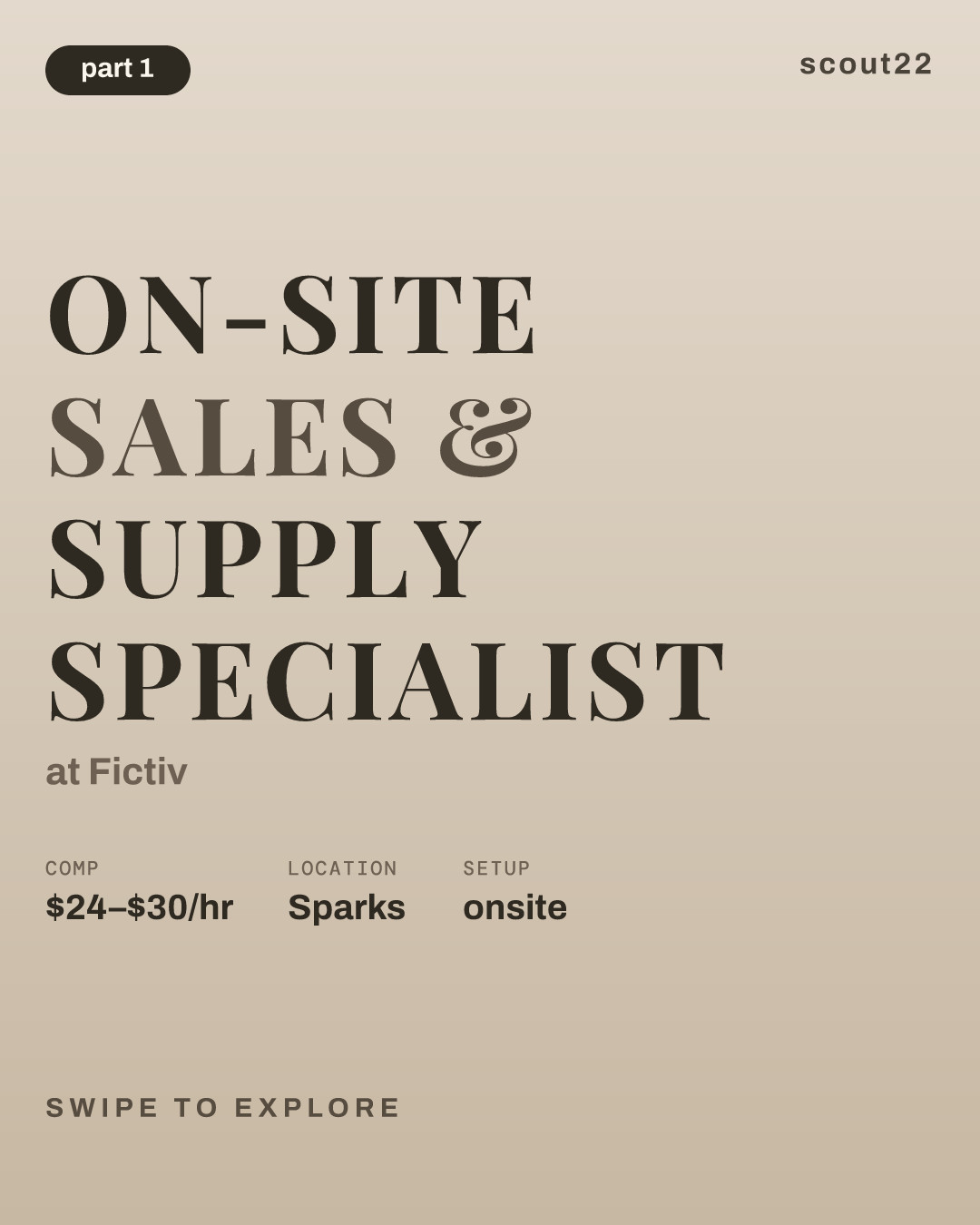On-Site Sales & Supply Specialist at Fictiv