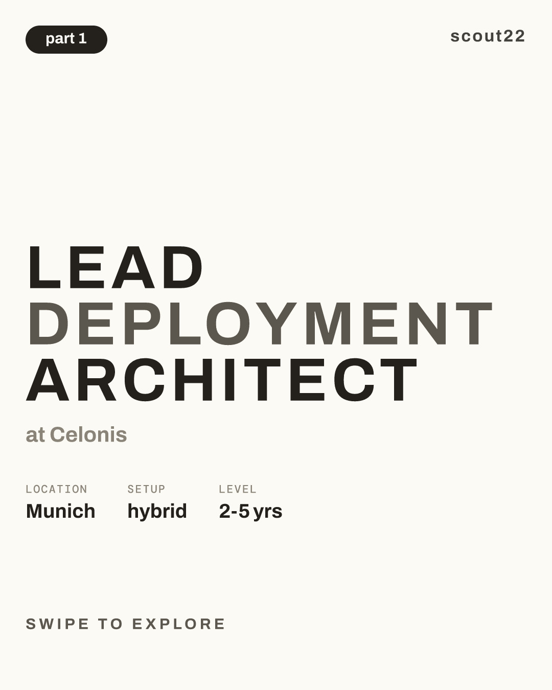 Lead Deployment Architect at Celonis