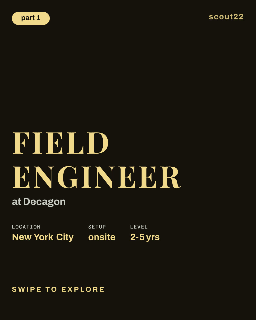 Field Engineer at Decagon