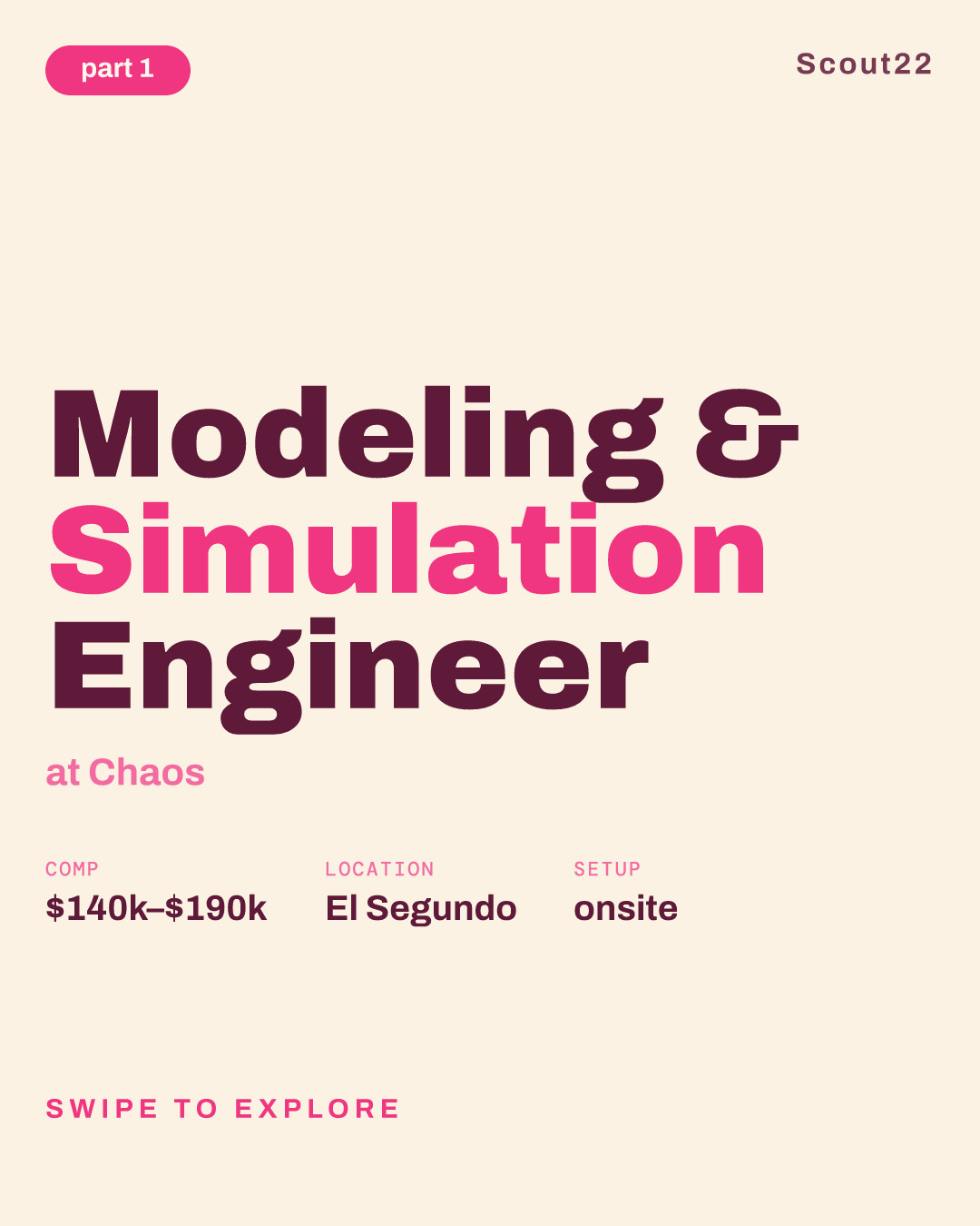 Modeling & Simulation Engineer at Chaos